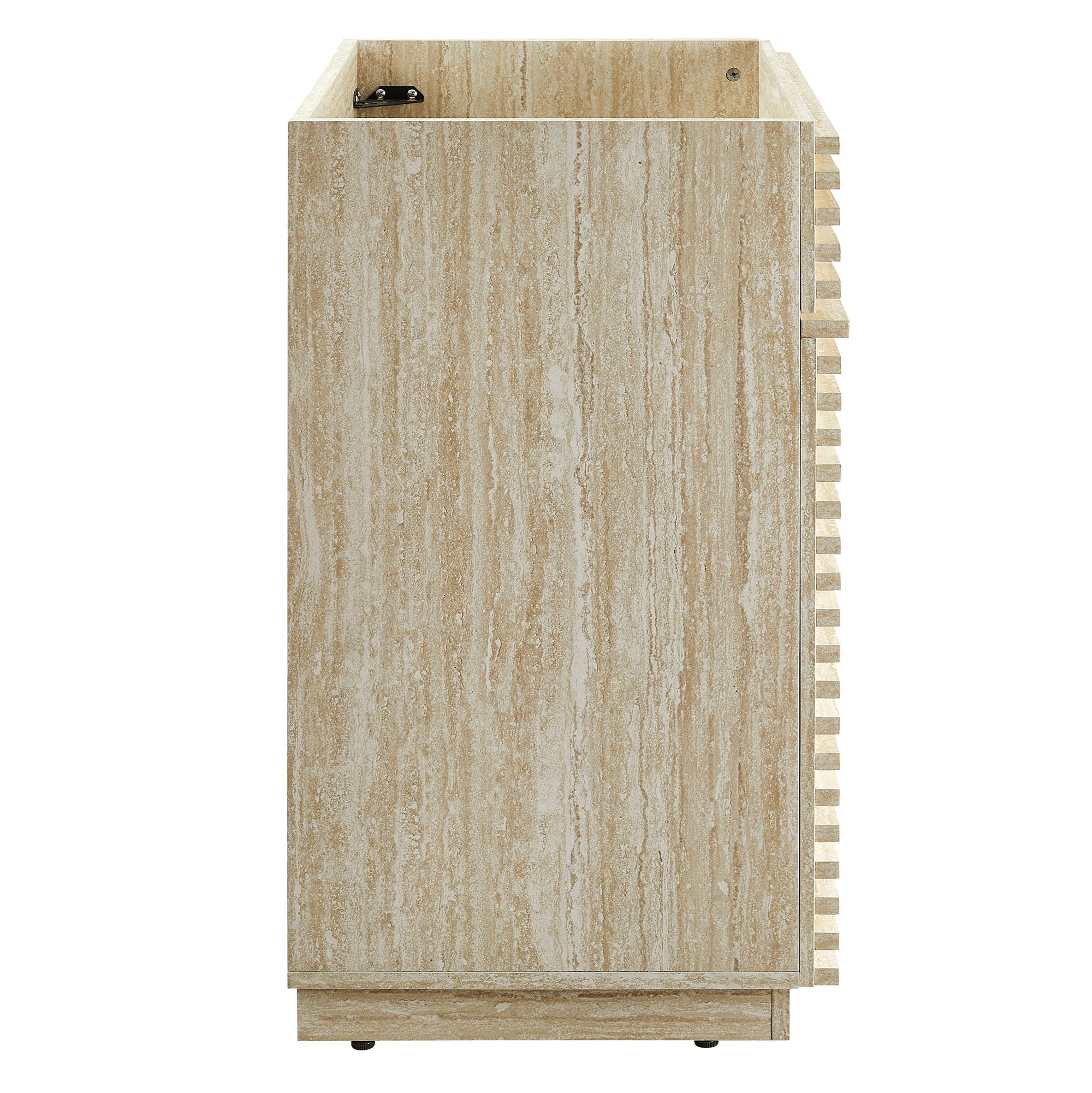 Render 24" Faux Travertine Bathroom Vanity Cabinet (Sink Not Included) by Modway