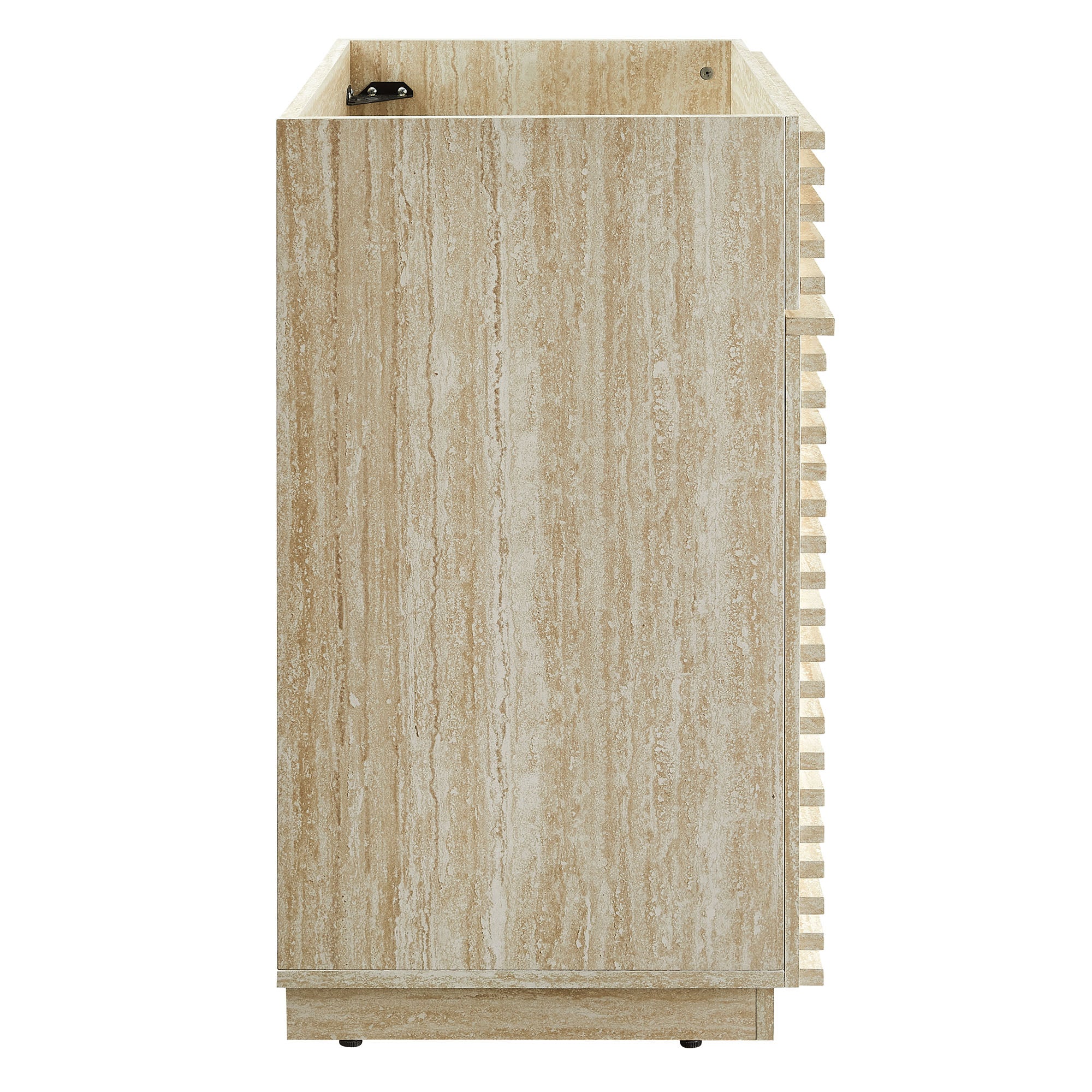 Render 30" Faux Travertine Bathroom Vanity Cabinet (Sink Not Included) by Modway