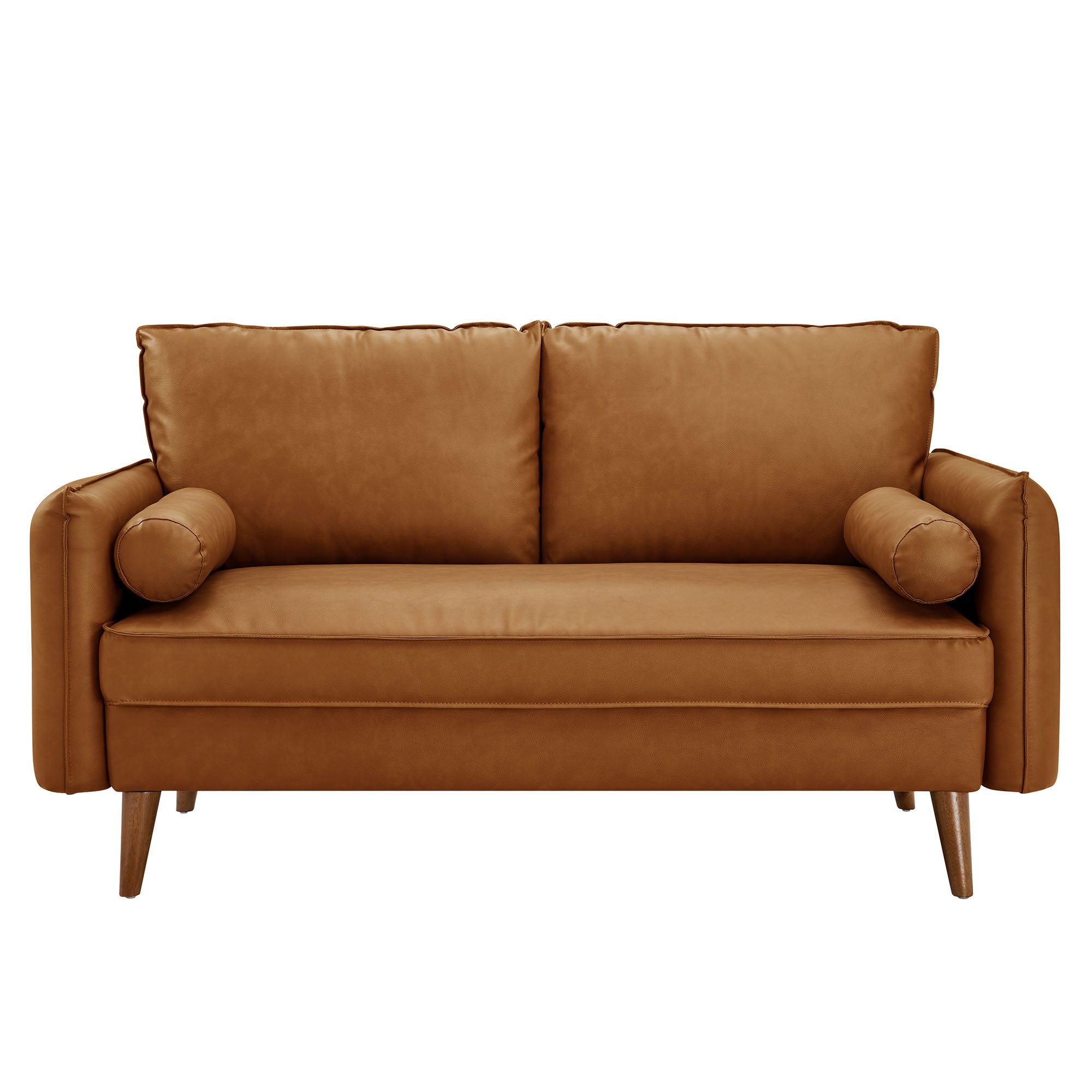 Revive Upholstered Vegan Leather Loveseat by Modway