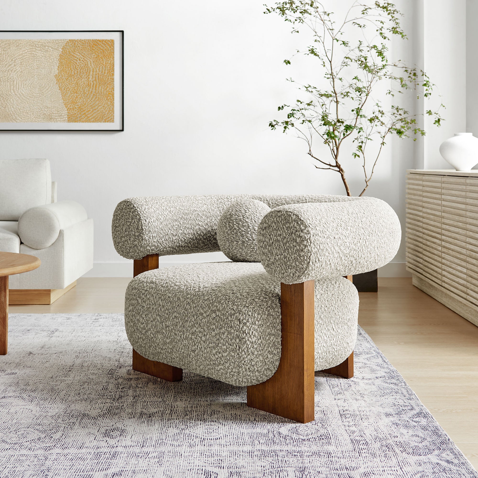 Jace Boucle Accent Chair