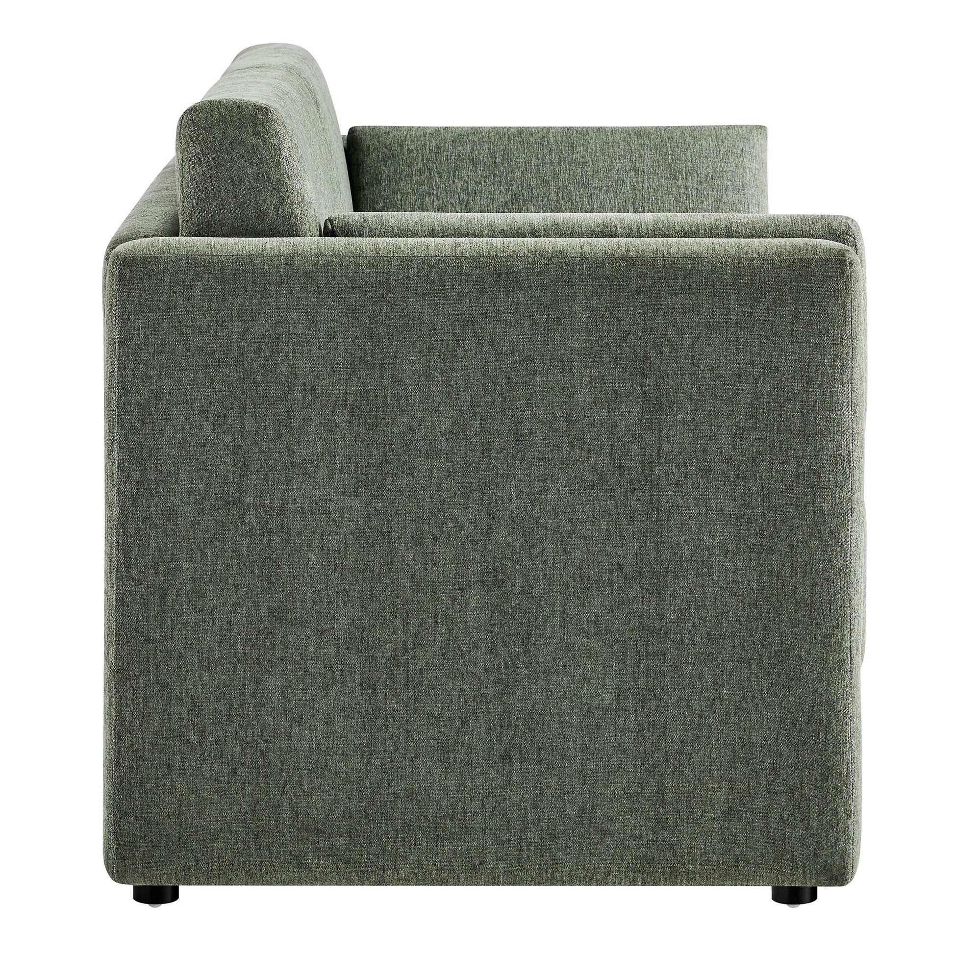 Linden Upholstered Heathered Chenille Sofa by Modway - Best Buy Furniture
