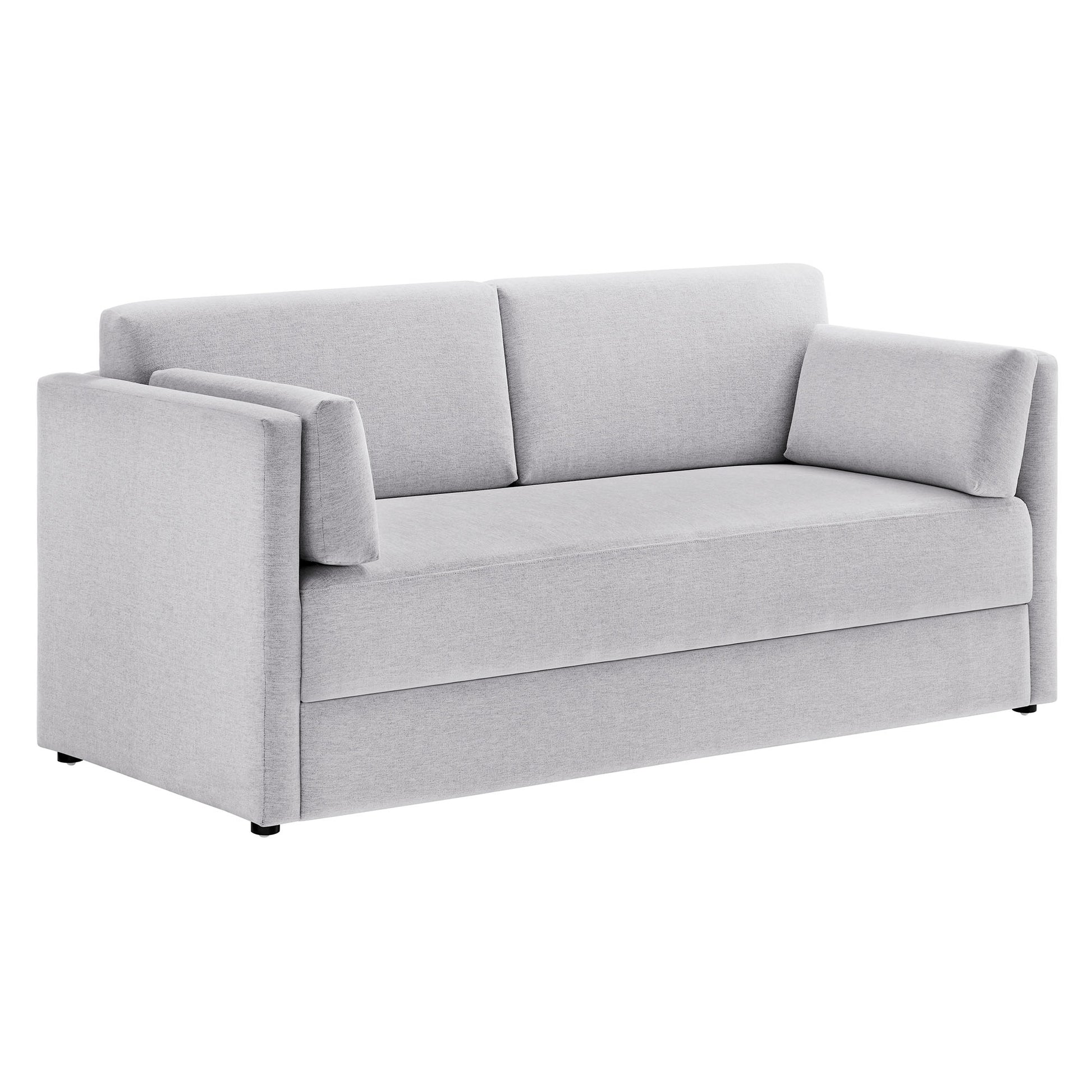 Linden Upholstered Heathered Chenille Sofa by Modway - Best Buy Furniture