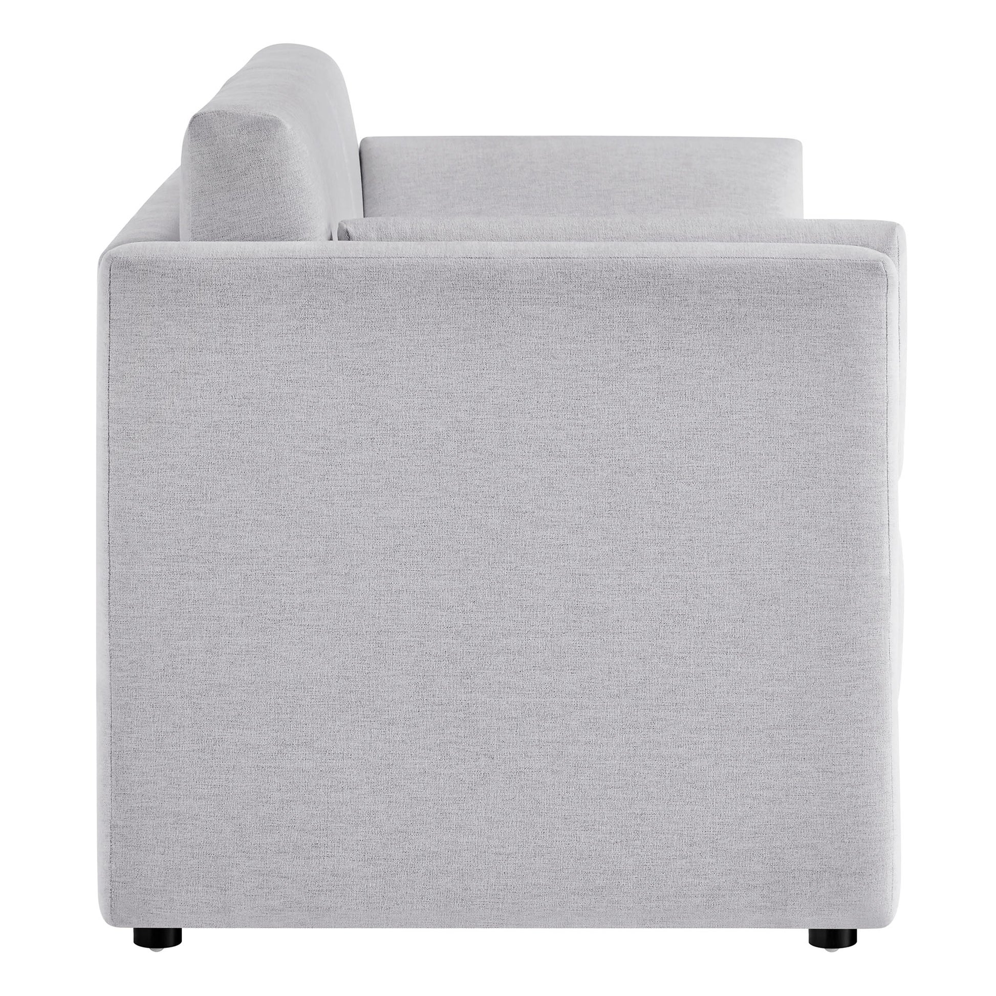 Linden Upholstered Heathered Chenille Sofa by Modway - Best Buy Furniture