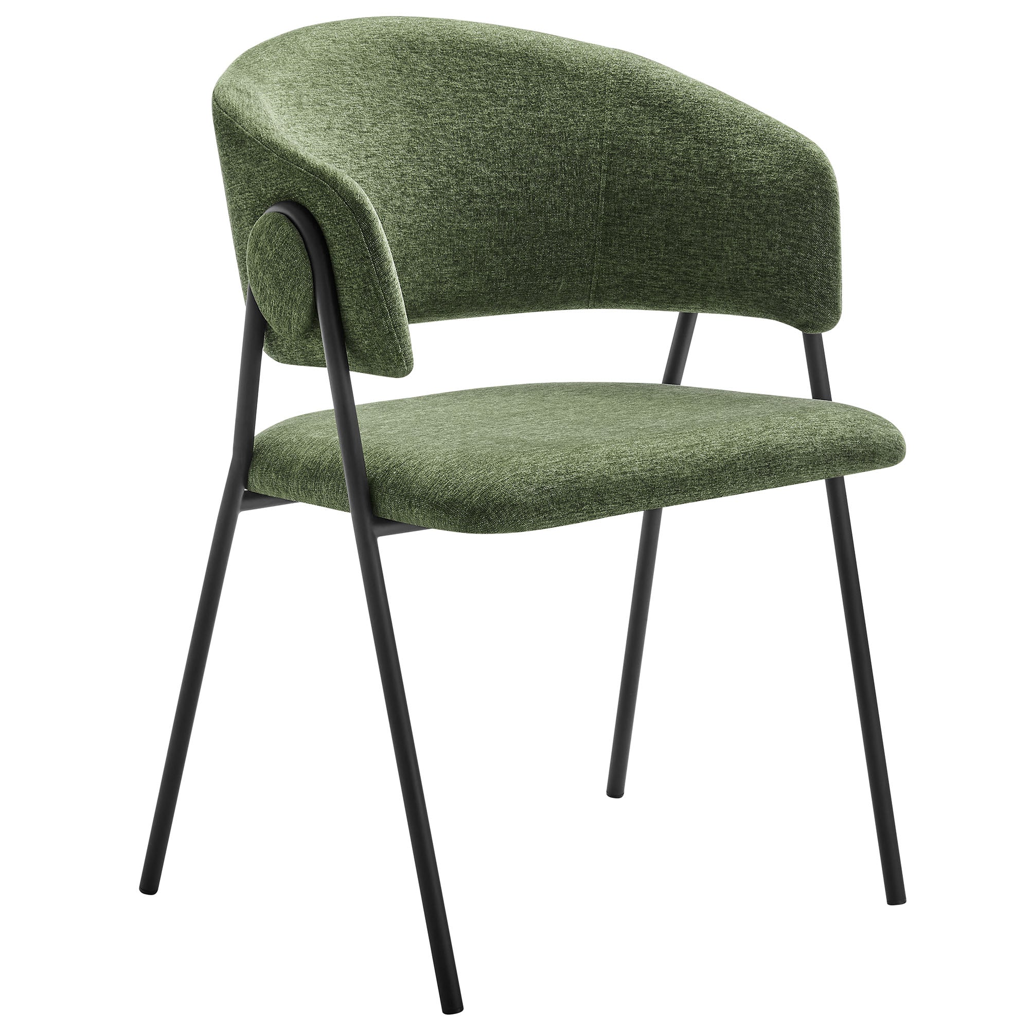 Nella Upholstered Heathered Chenille Dining Chairs Set of 2 by Modway - Best Buy Furniture
