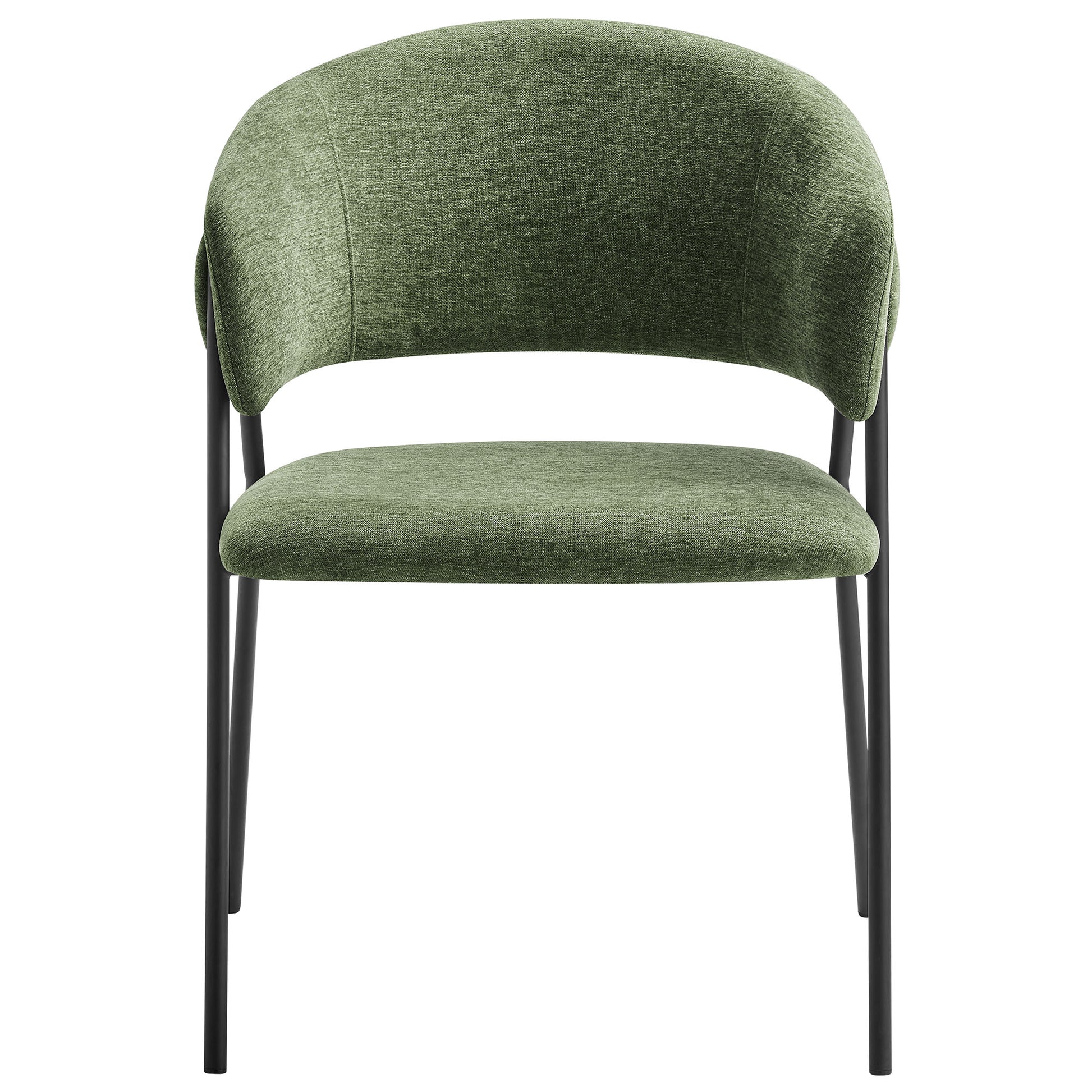 Nella Upholstered Heathered Chenille Dining Chairs Set of 2 by Modway - Best Buy Furniture