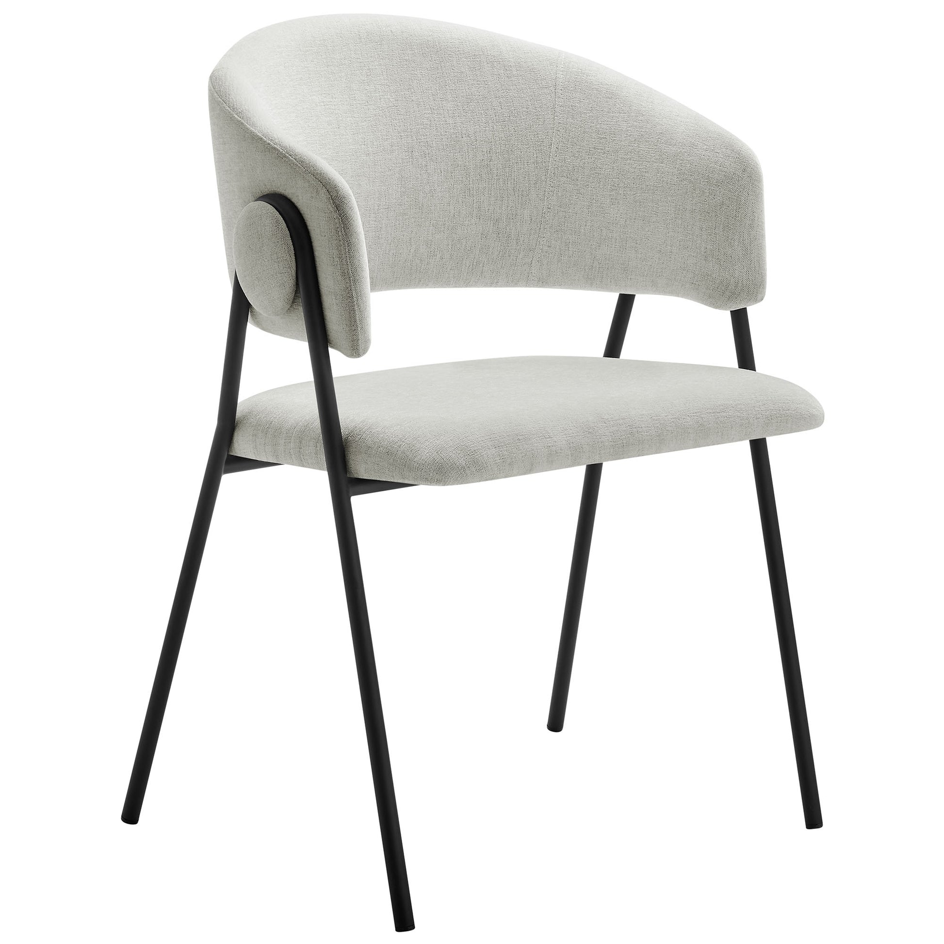 Nella Upholstered Heathered Chenille Dining Chairs Set of 2 by Modway - Best Buy Furniture