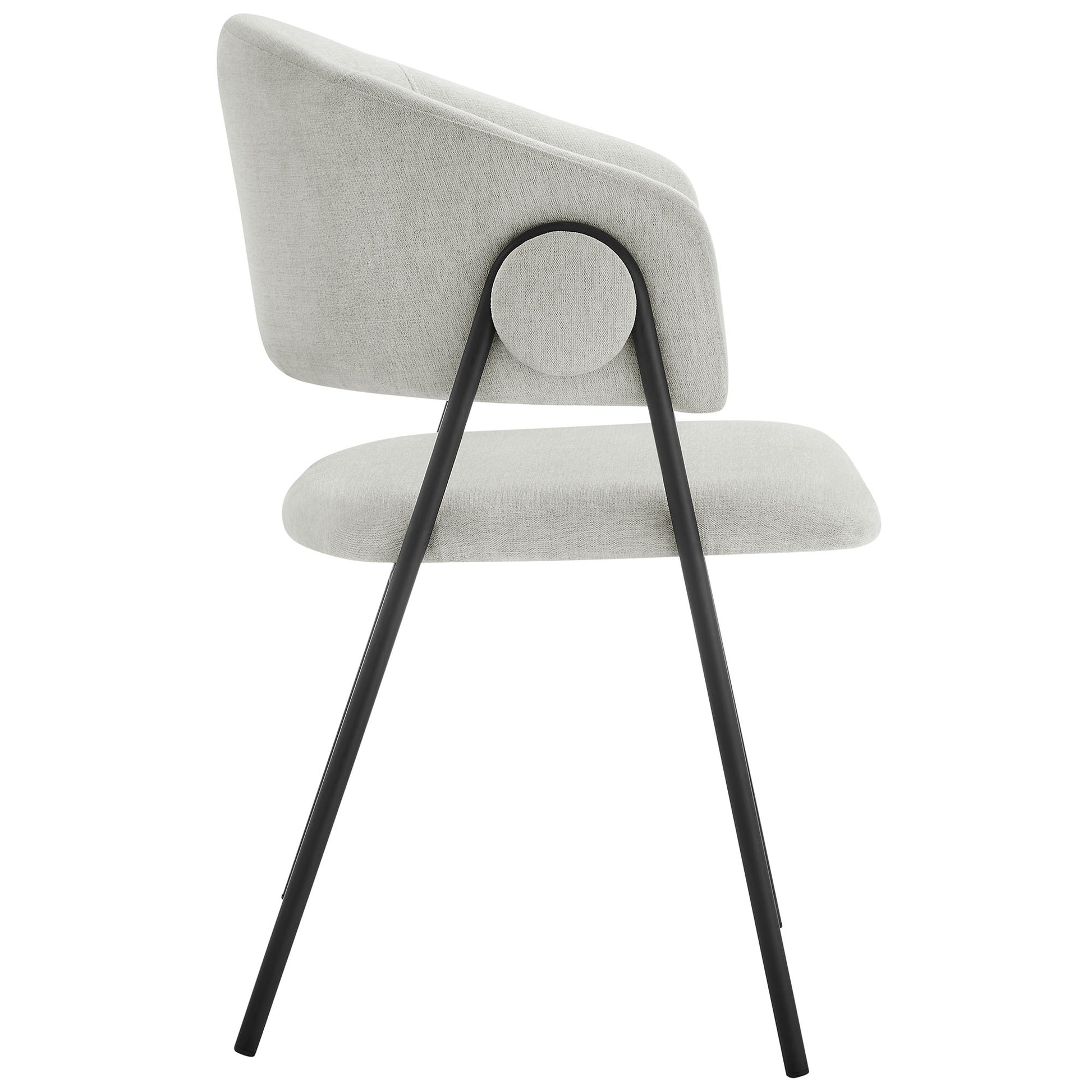 Nella Upholstered Heathered Chenille Dining Chairs Set of 2 by Modway - Best Buy Furniture