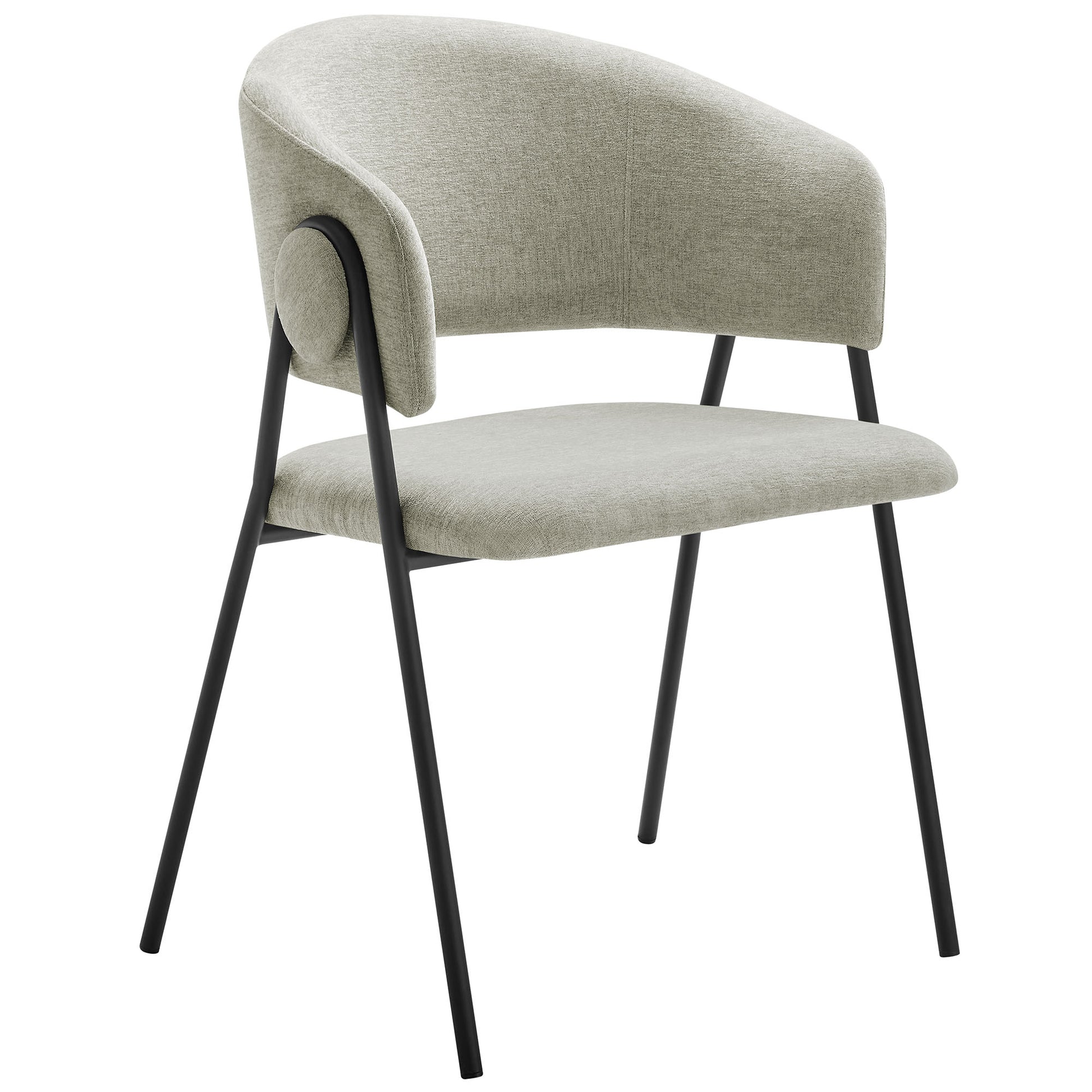 Nella Upholstered Heathered Chenille Dining Chairs Set of 2 by Modway - Best Buy Furniture