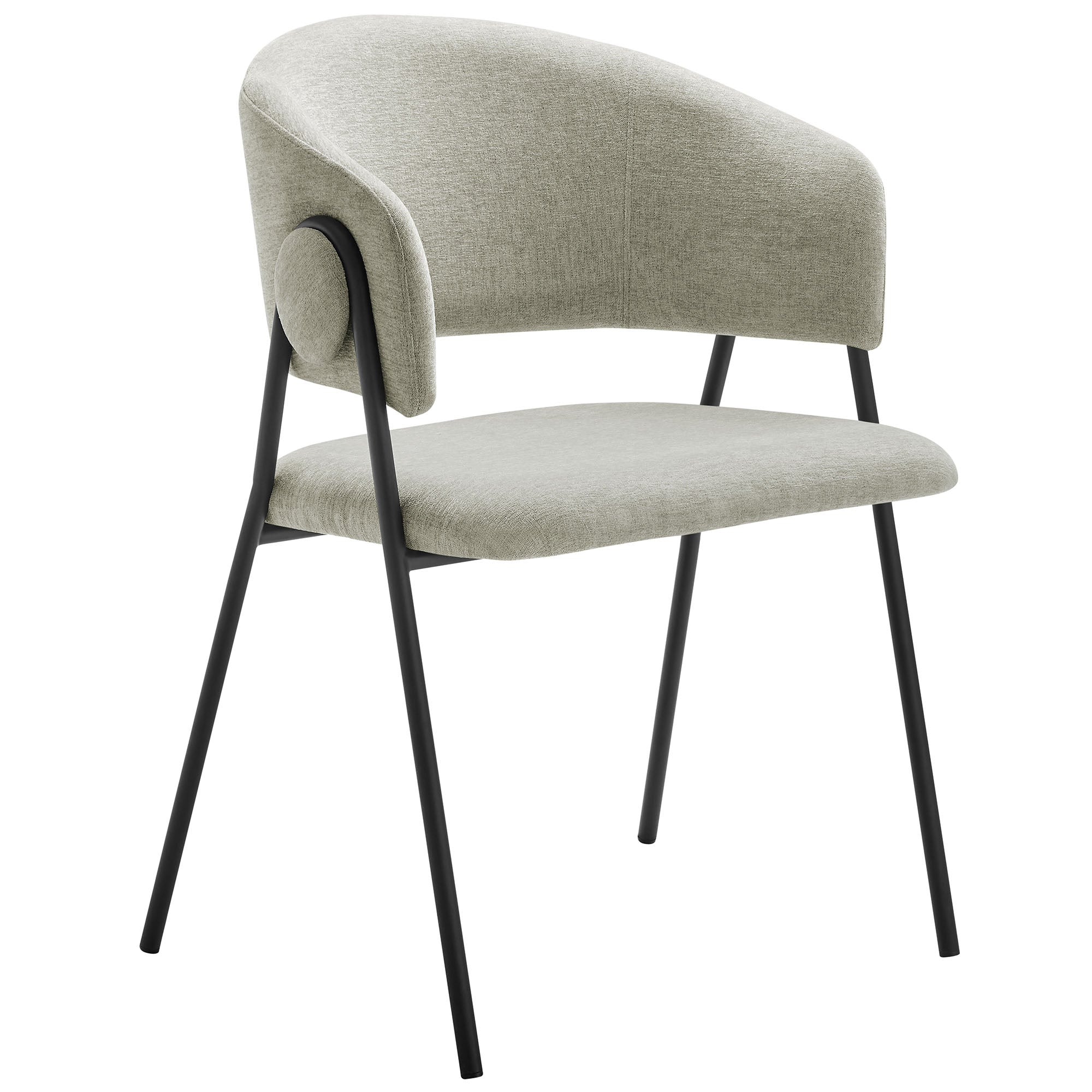 Nella Upholstered Heathered Chenille Dining Chairs Set of 2 by Modway - Best Buy Furniture