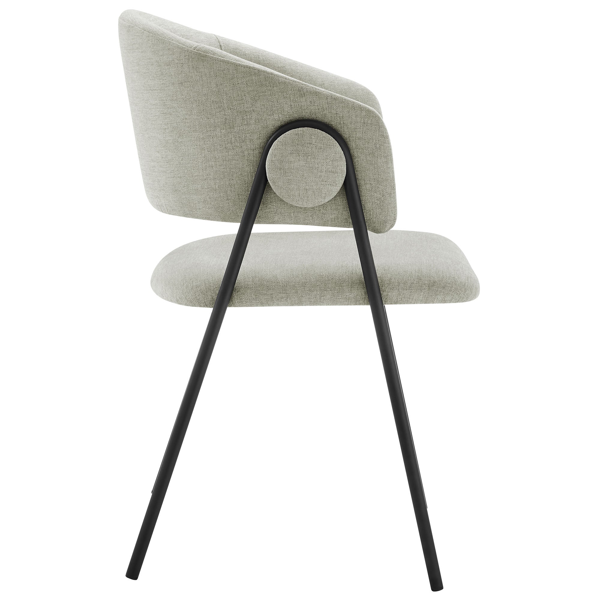 Nella Upholstered Heathered Chenille Dining Chairs Set of 2 by Modway - Best Buy Furniture