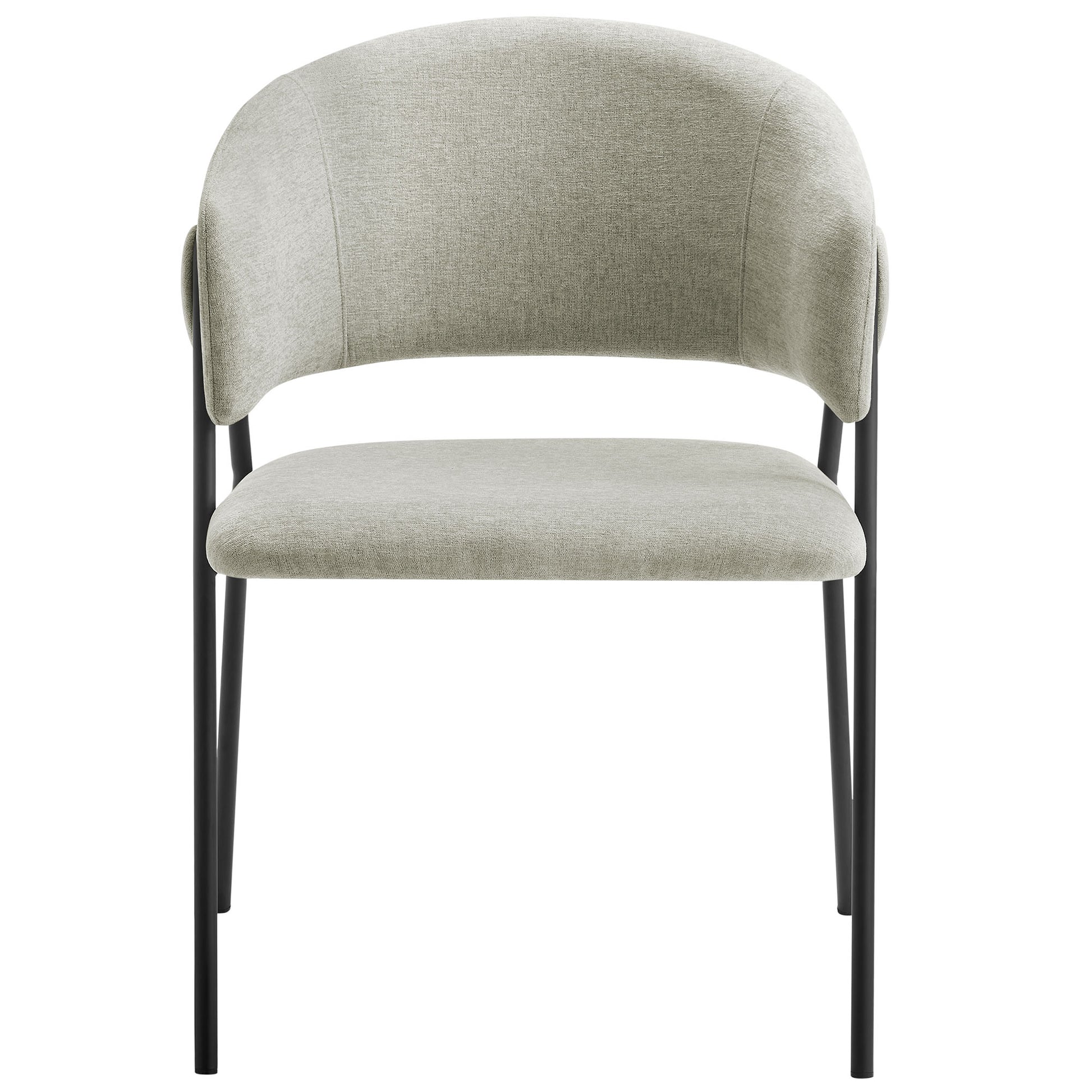 Nella Upholstered Heathered Chenille Dining Chairs Set of 2 by Modway - Best Buy Furniture