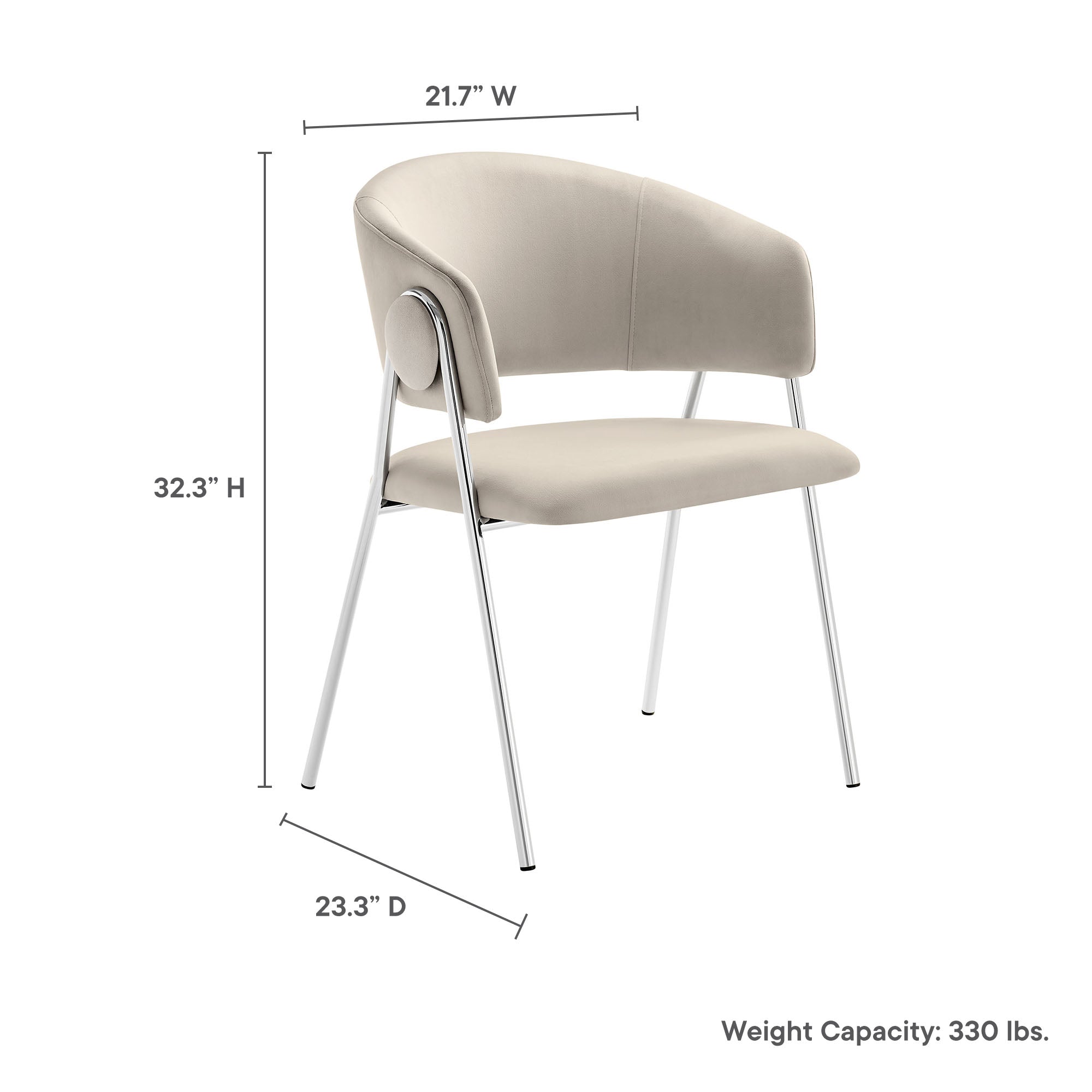 Nella Upholstered Performance Velvet Dining Chair Set of 2 by Modway - Best Buy Furniture