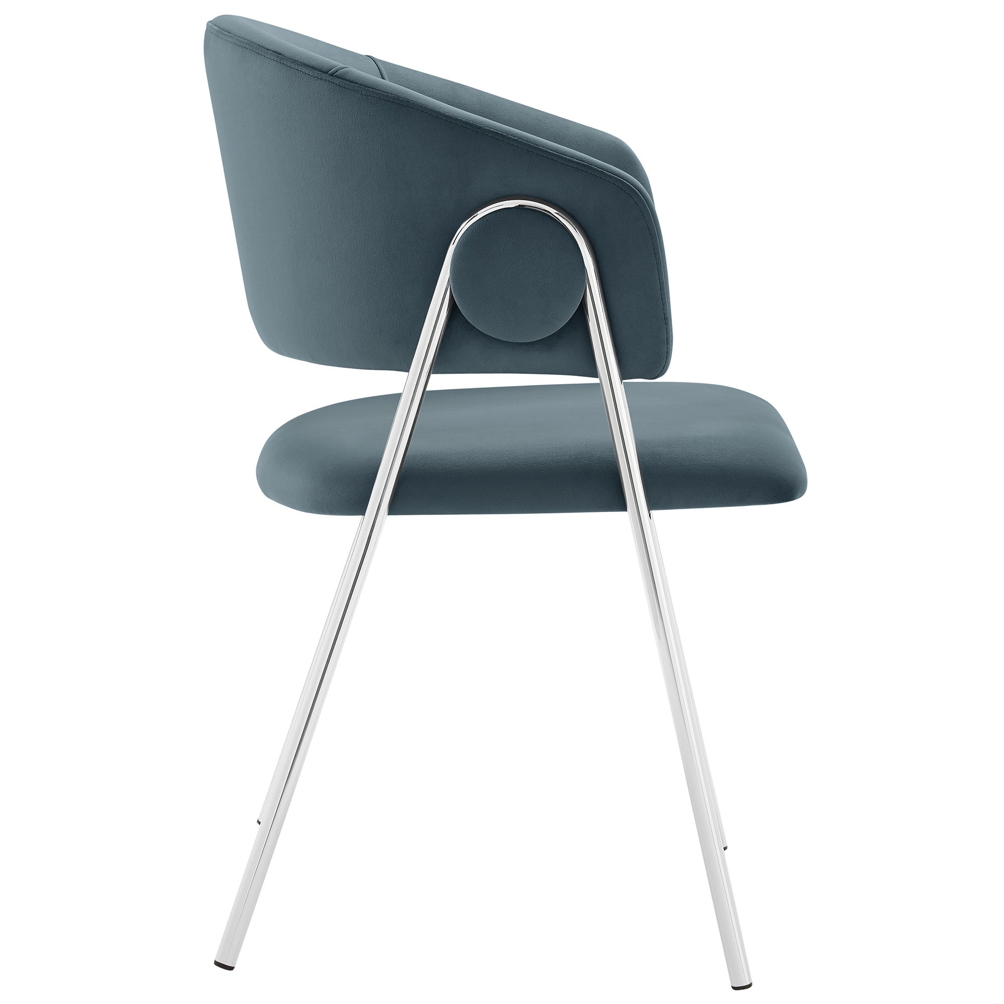 Nella Upholstered Performance Velvet Dining Chair Set of 2 by Modway - Best Buy Furniture