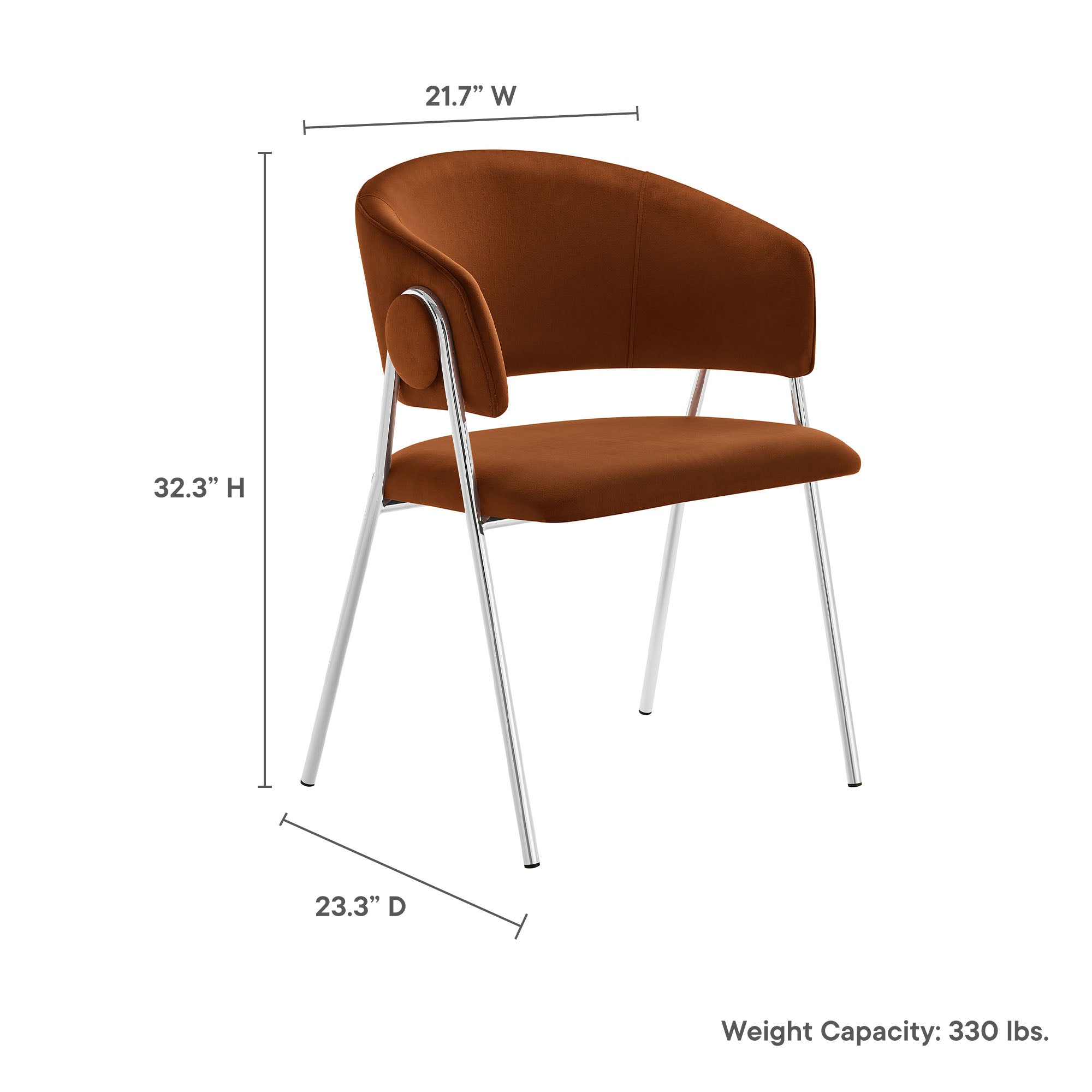 Nella Upholstered Performance Velvet Dining Chair Set of 2 by Modway - Best Buy Furniture