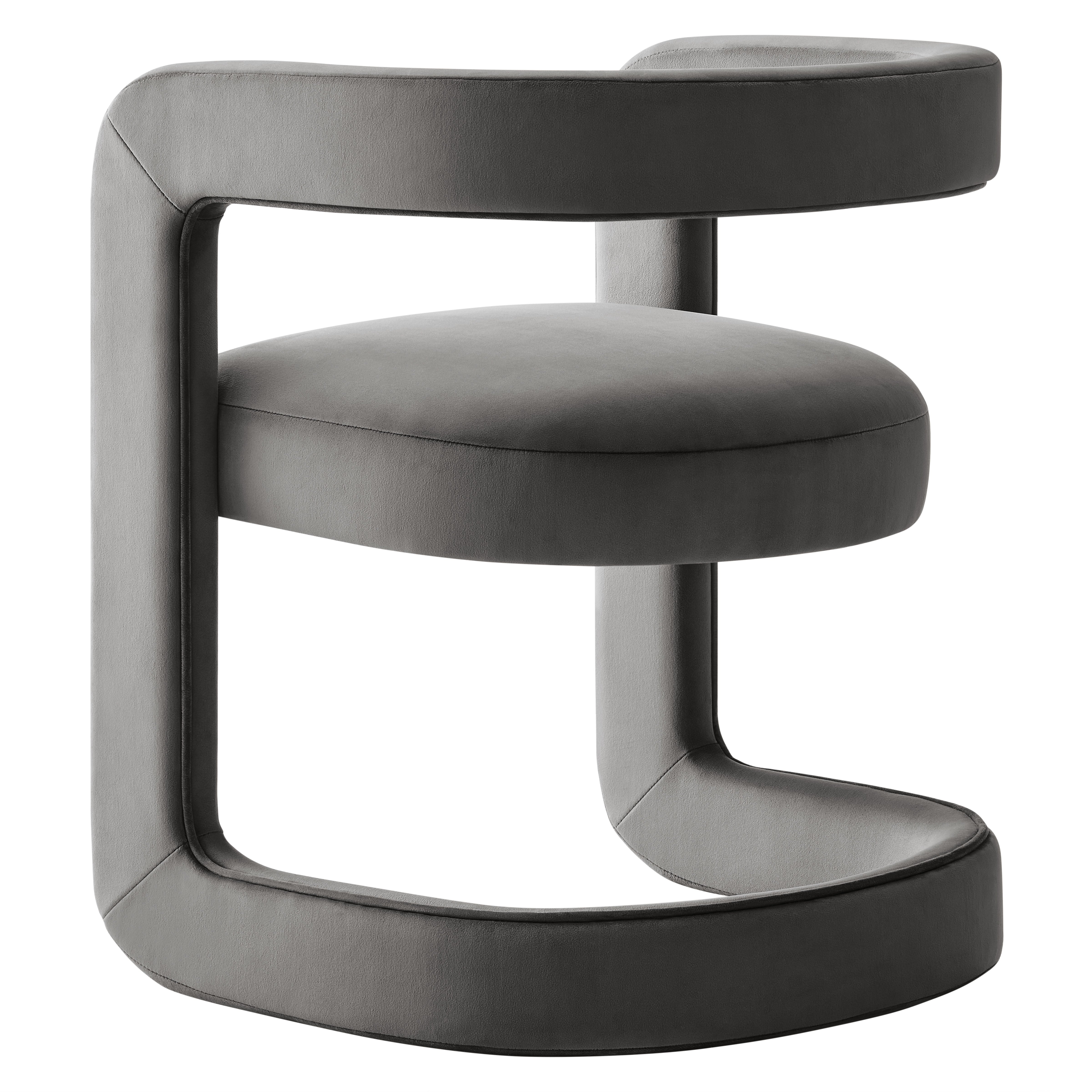 Winslow Barrel Performance Velvet Dining Chair  by Modway