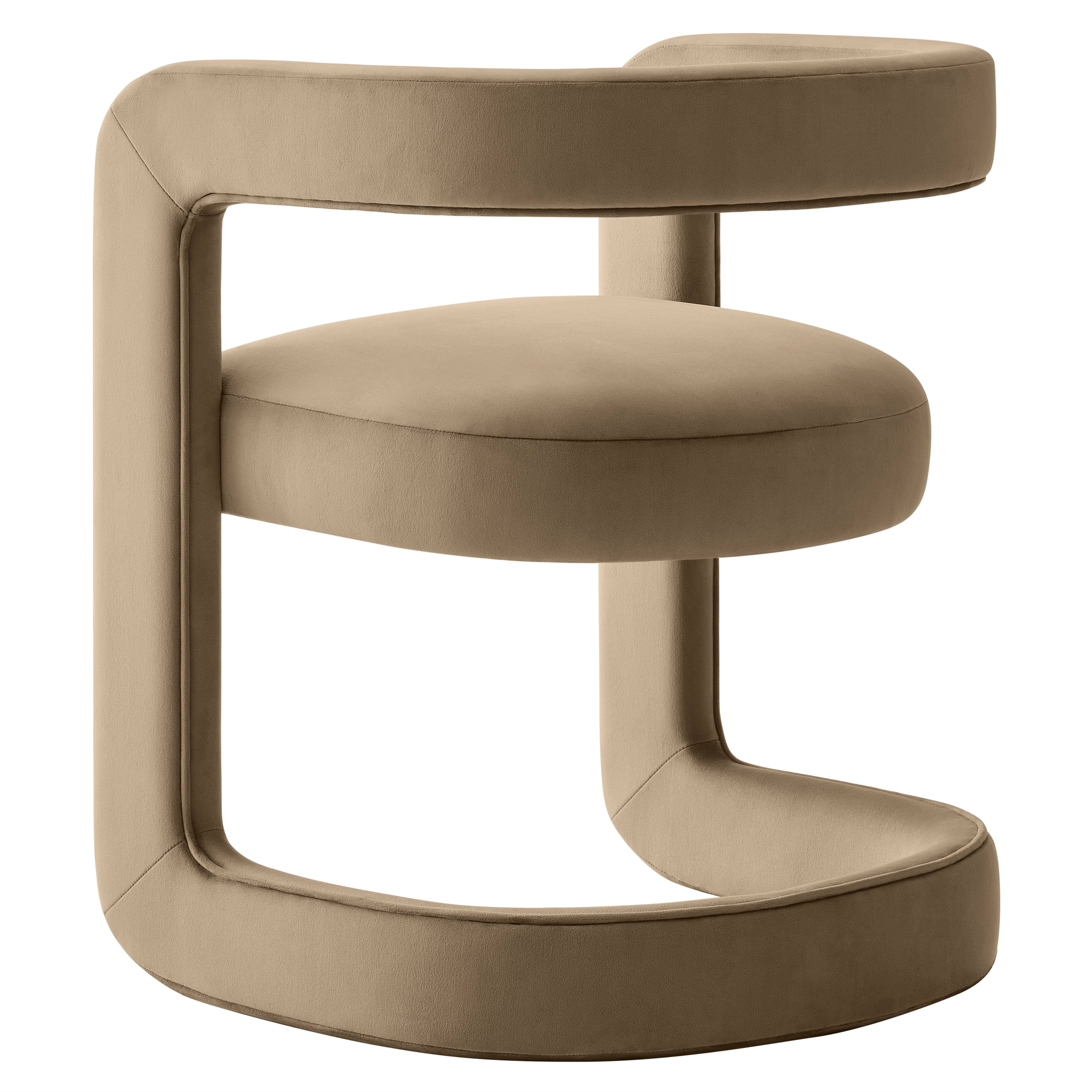 Winslow Barrel Performance Velvet Dining Chair  by Modway
