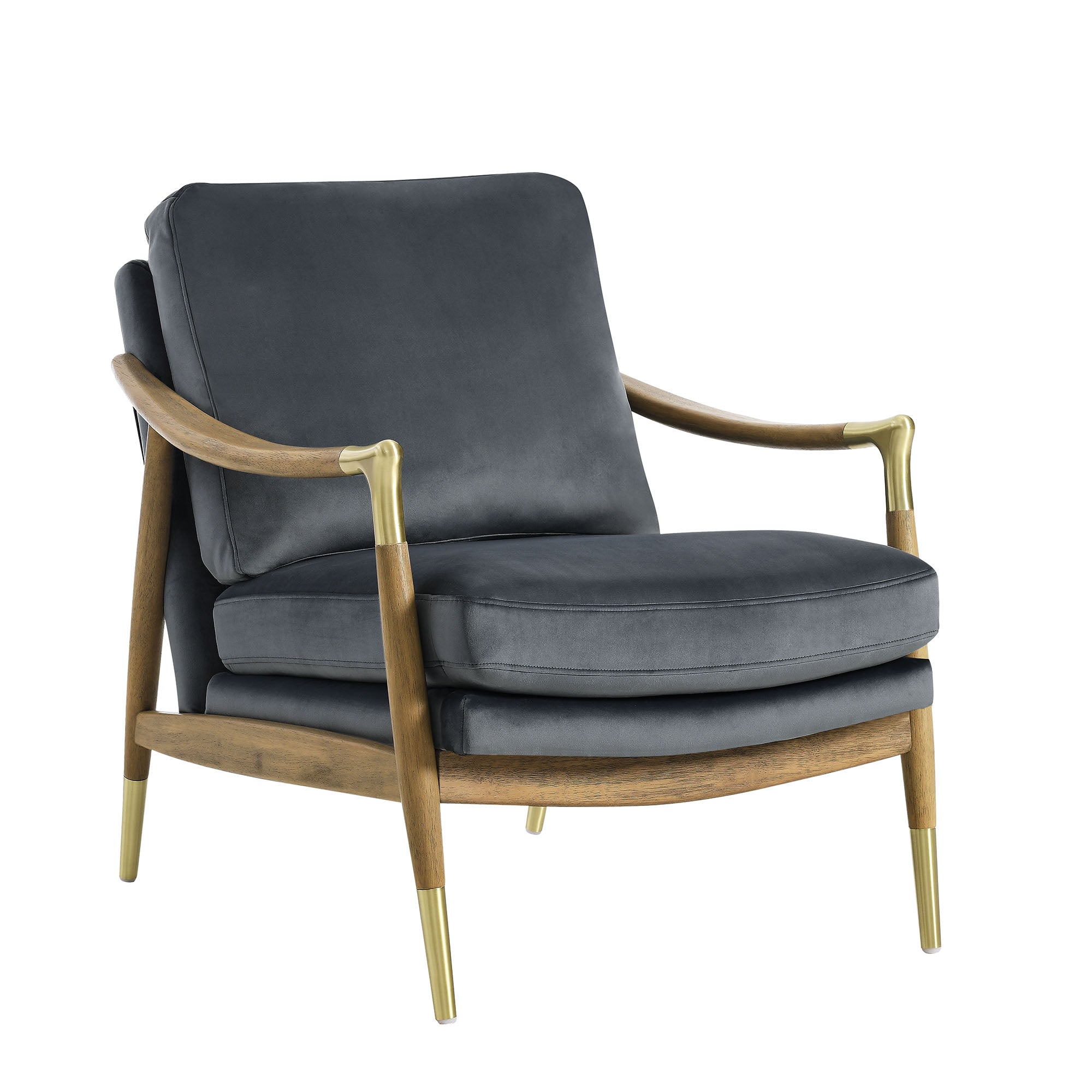 Langford Performance Velvet Accent Armchair