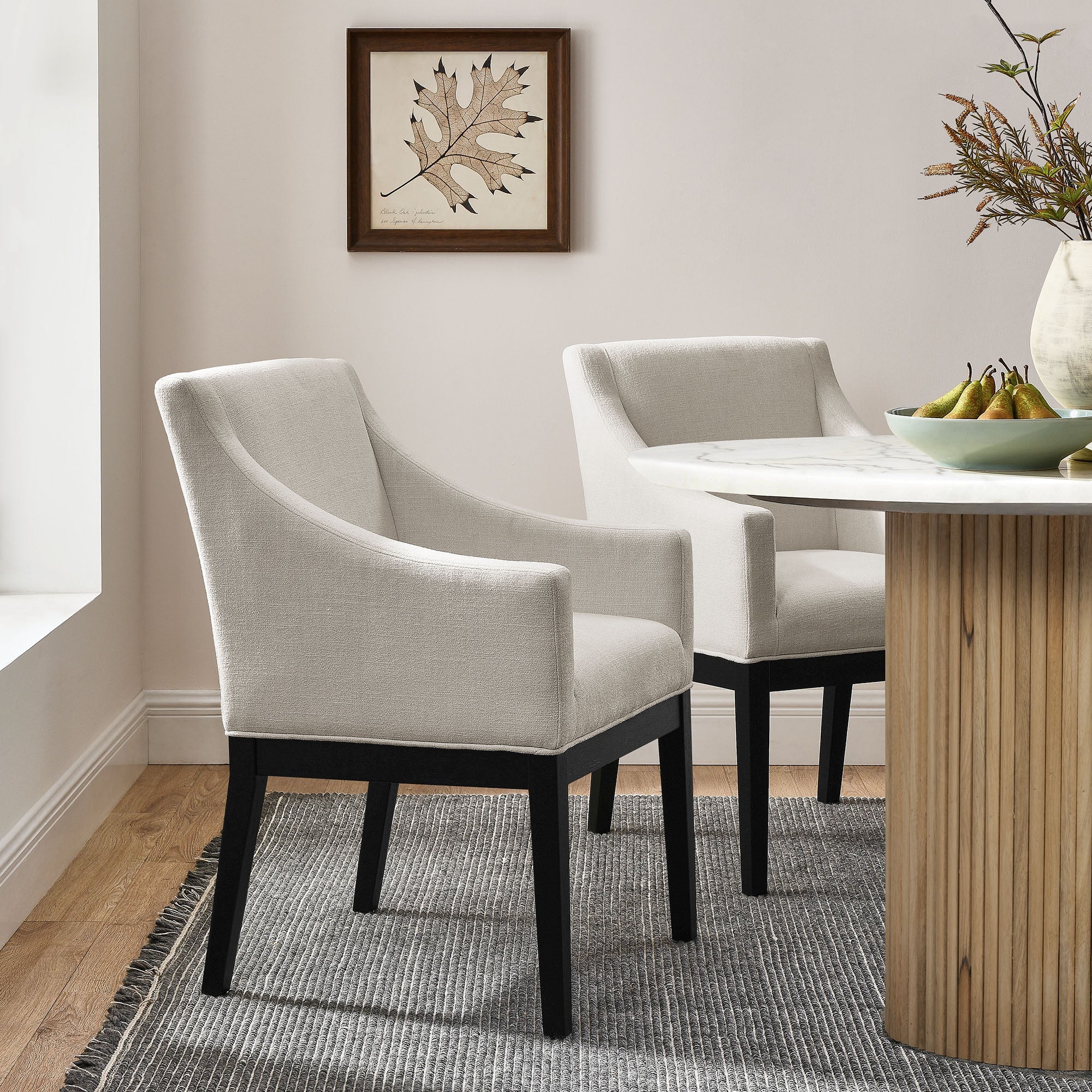 Alton Fabric Upholstered Dining Armchair