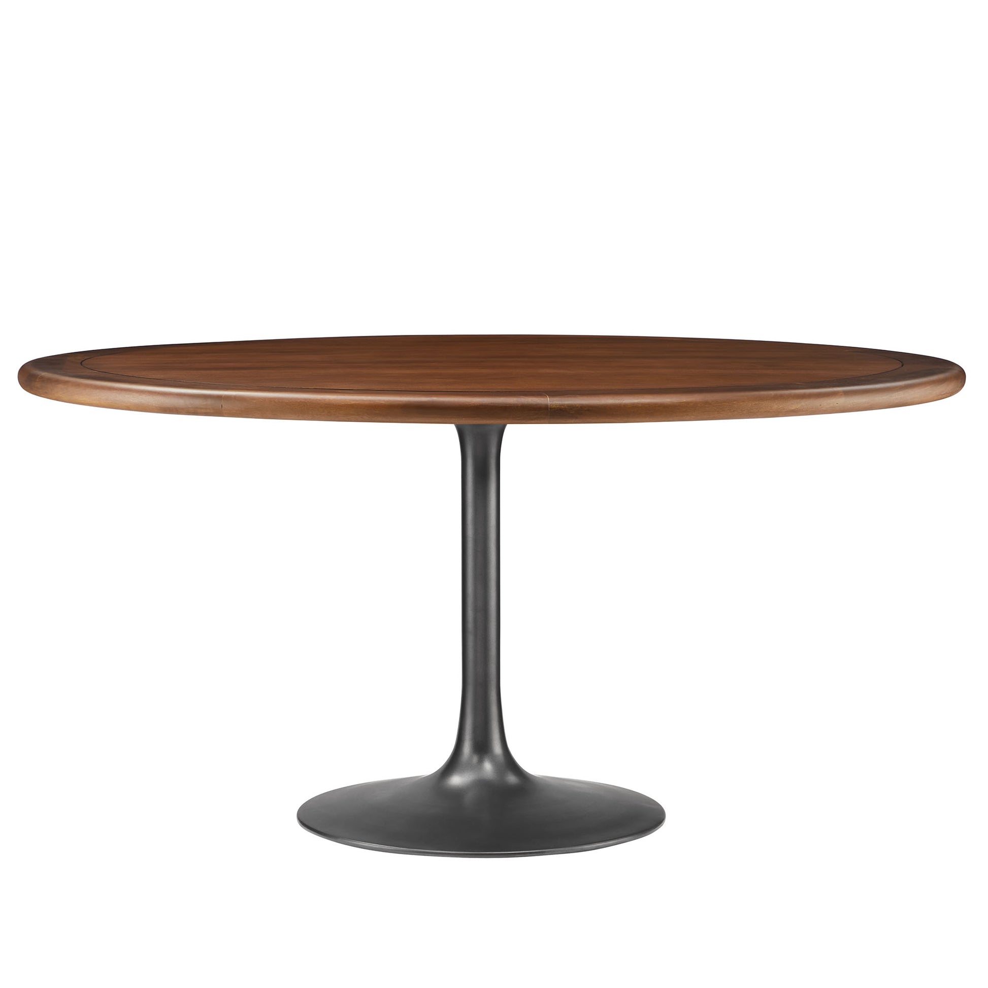 Lippa 60" Round Pedestal Solid Wood Dining Table by Modway - Best Buy Furniture