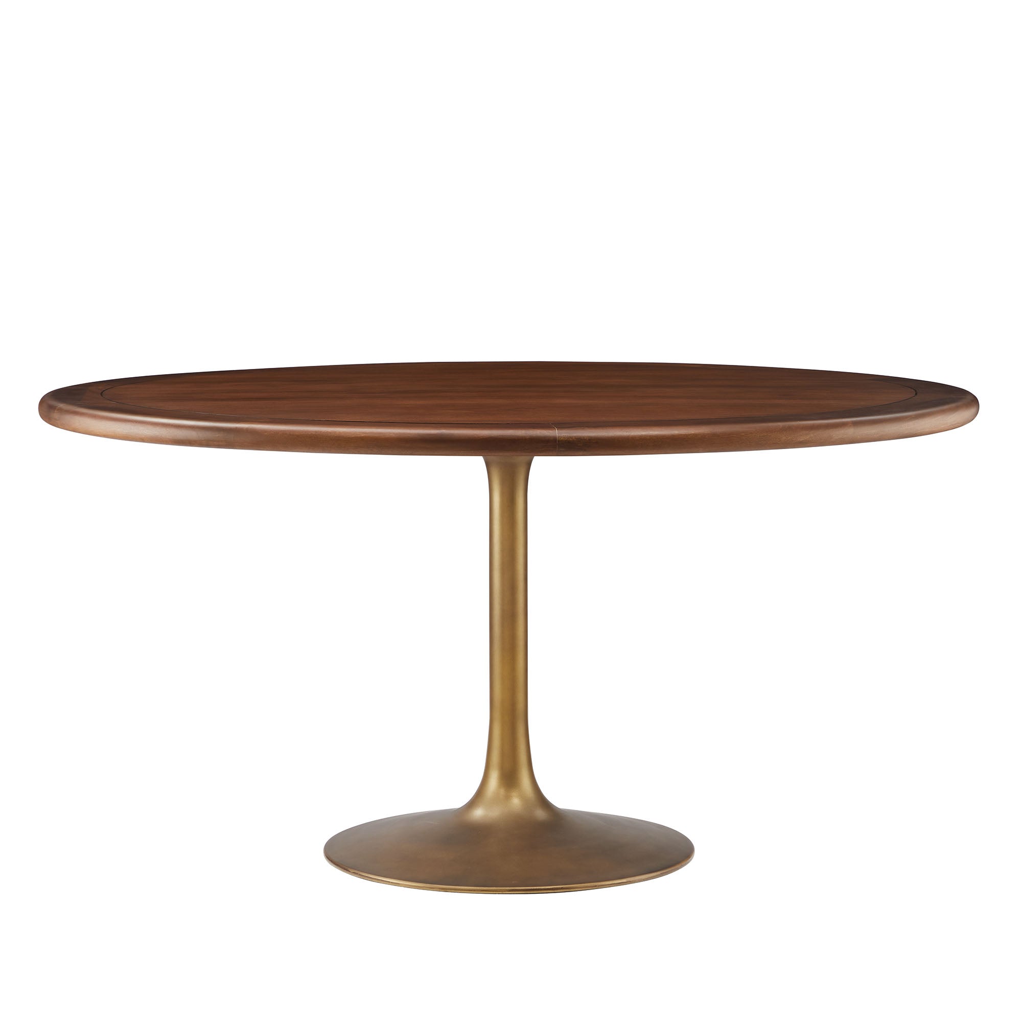 Lippa 60" Round Pedestal Solid Wood Dining Table by Modway - Best Buy Furniture