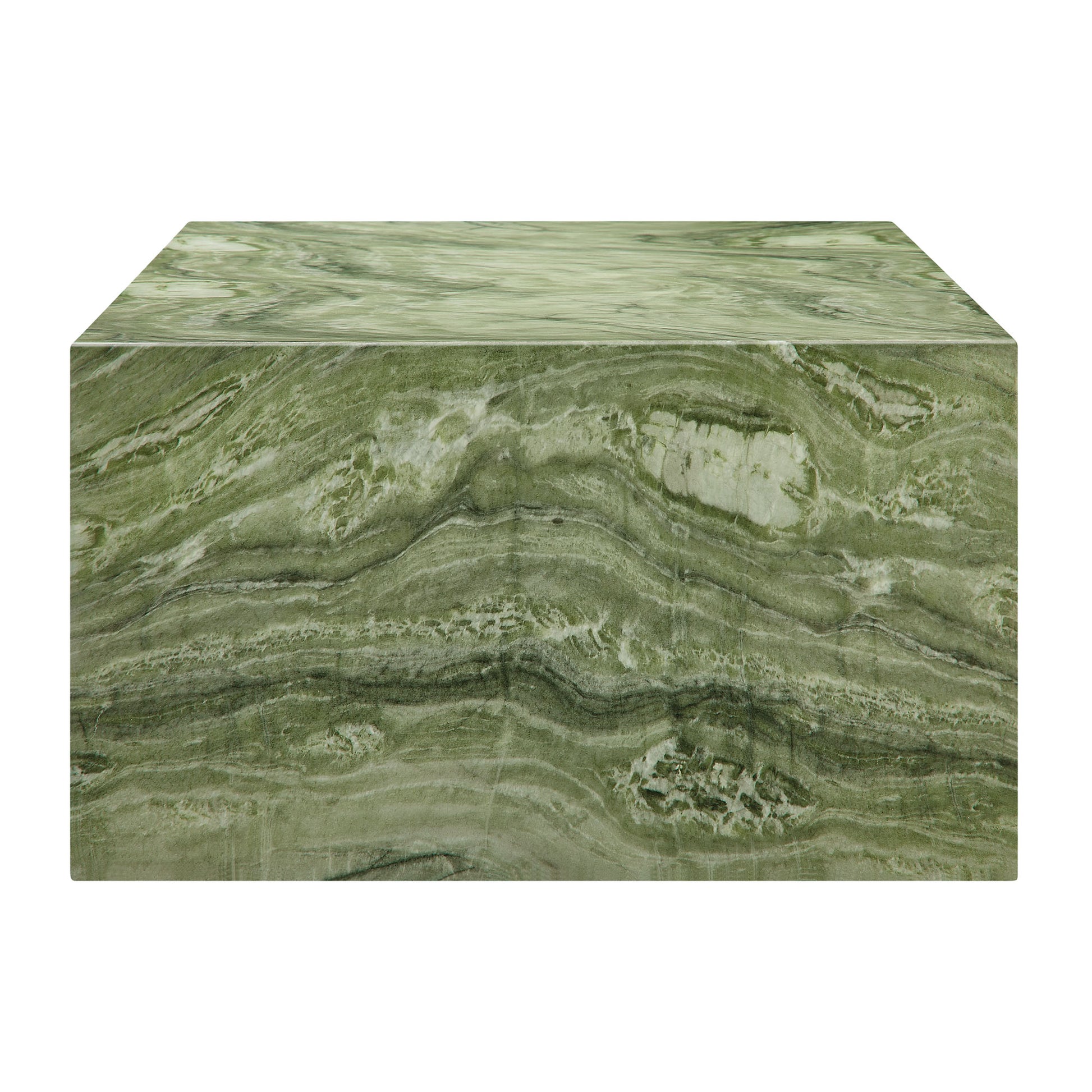 Jordana Square Plinth Indoor - Outdoor Patio Concrete Coffee Table by Modway - Best Buy Furniture