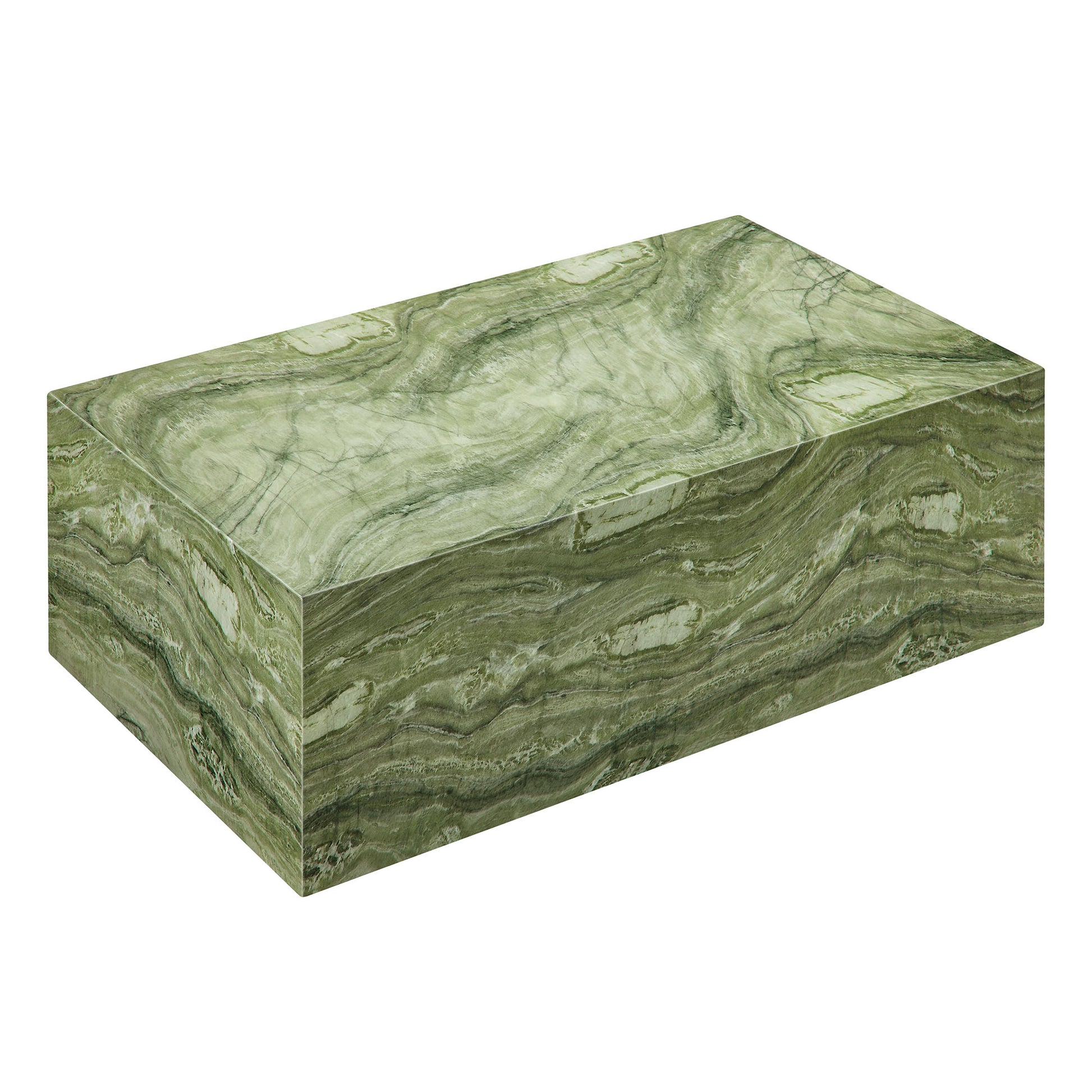 Jordana Square Plinth Indoor - Outdoor Patio Concrete Coffee Table by Modway - Best Buy Furniture
