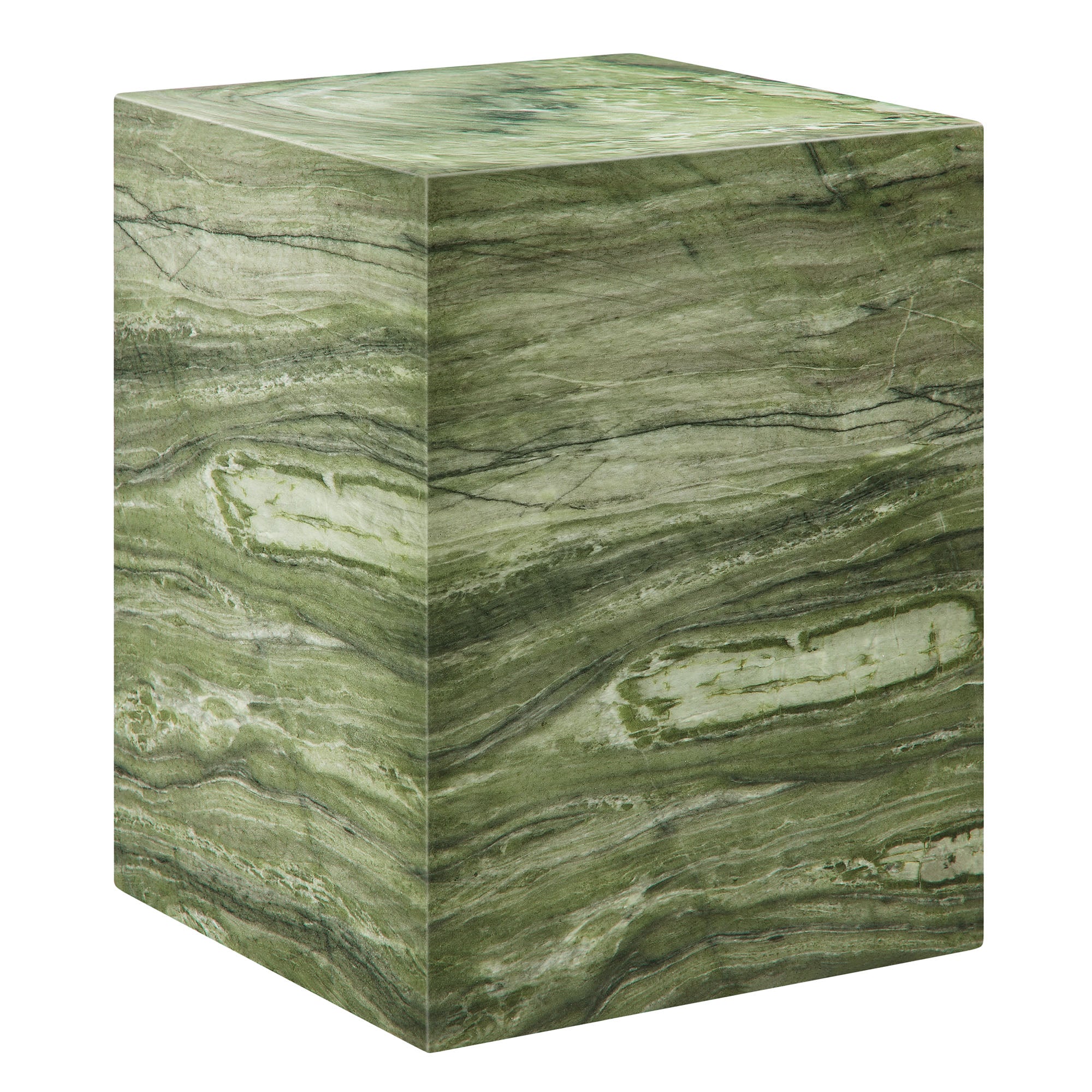 Jordana Square Plinth Indoor - Outdoor Patio Concrete Side Table by Modway