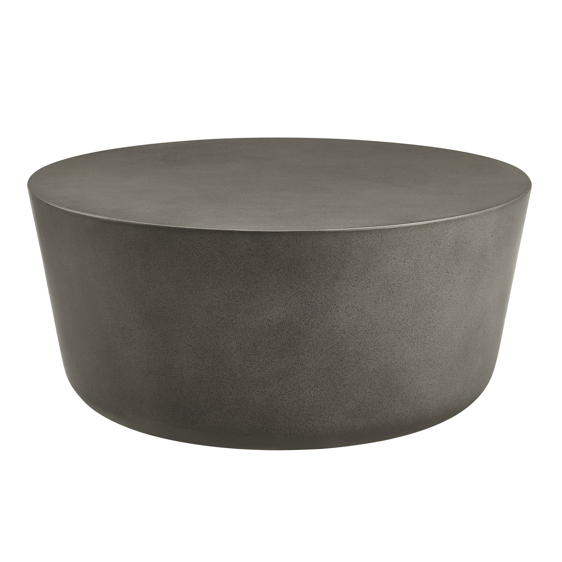 Brion Round Indoor - Outdoor Patio Concrete Coffee Table by Modway - Best Buy Furniture
