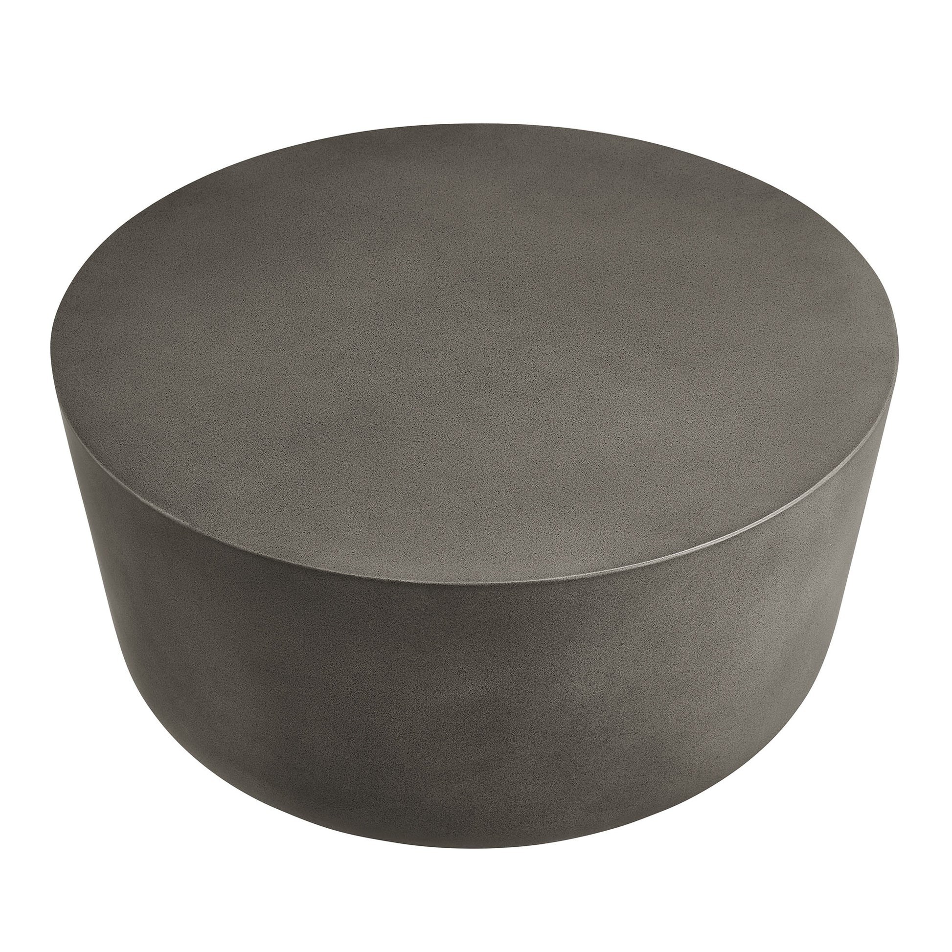 Brion Round Indoor - Outdoor Patio Concrete Coffee Table by Modway - Best Buy Furniture
