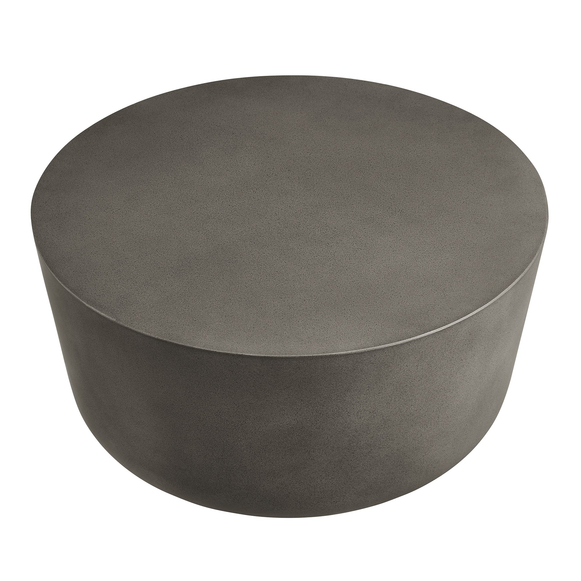 Brion Round Indoor - Outdoor Patio Concrete Coffee Table by Modway - Best Buy Furniture