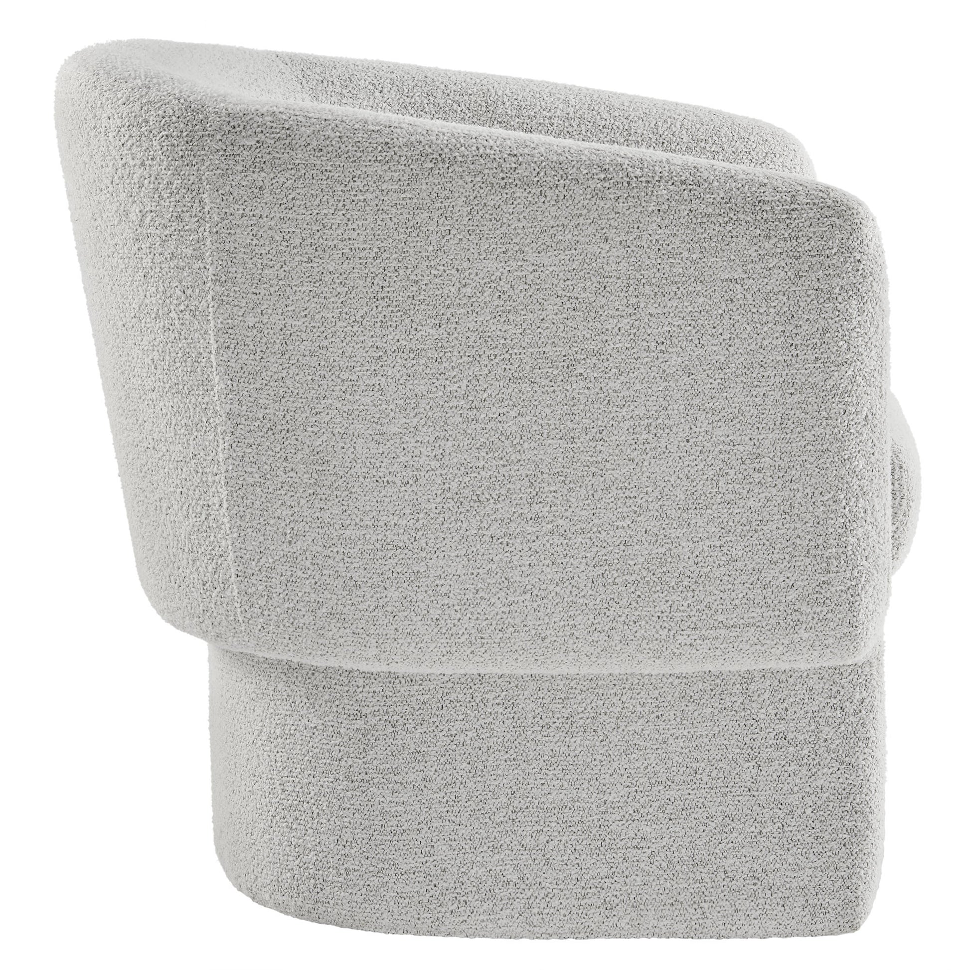 Muse Boucle Fabric Barrel Accent Chair by Modway - Best Buy Furniture