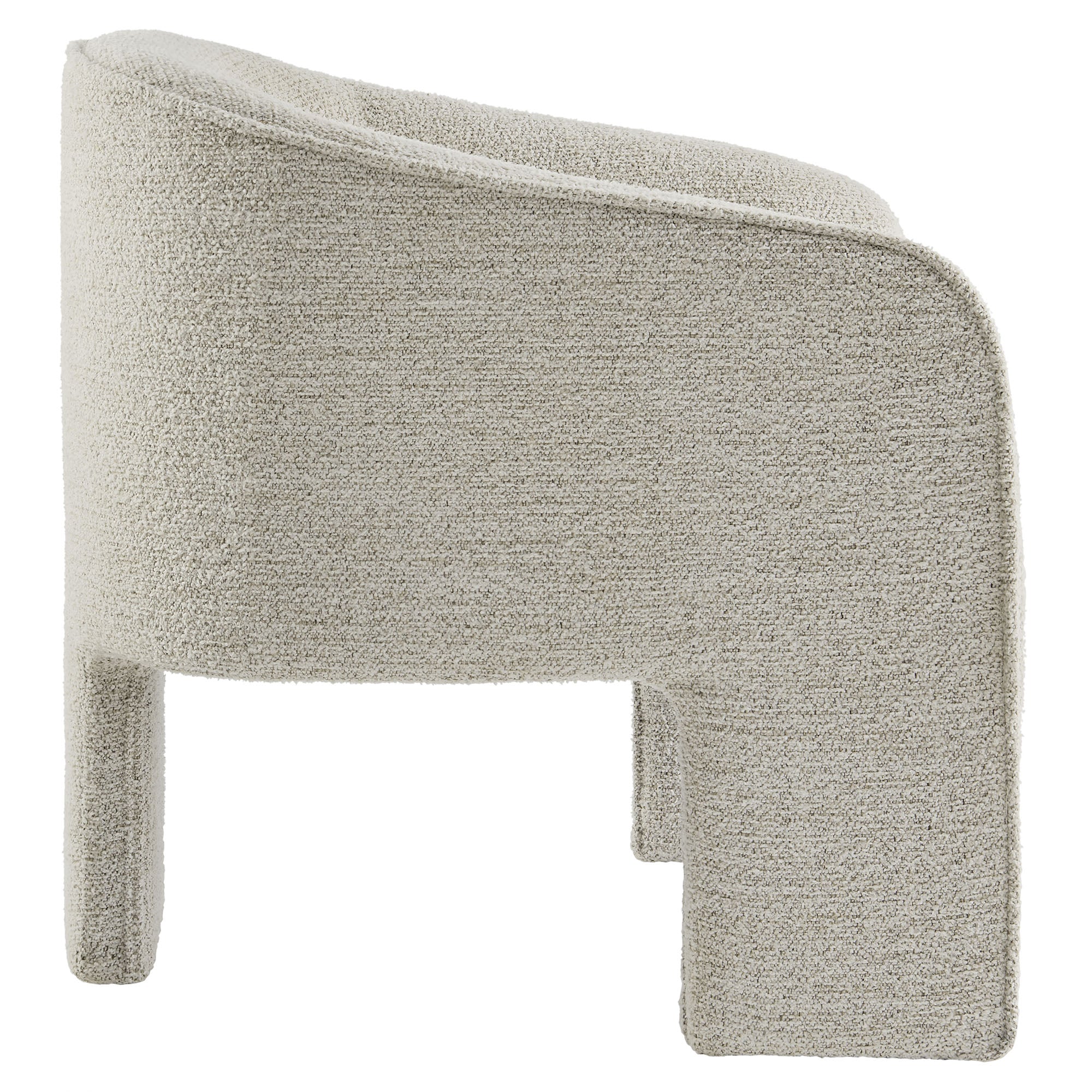 Greer Boucle Fabric Upholstered Accent Armchair