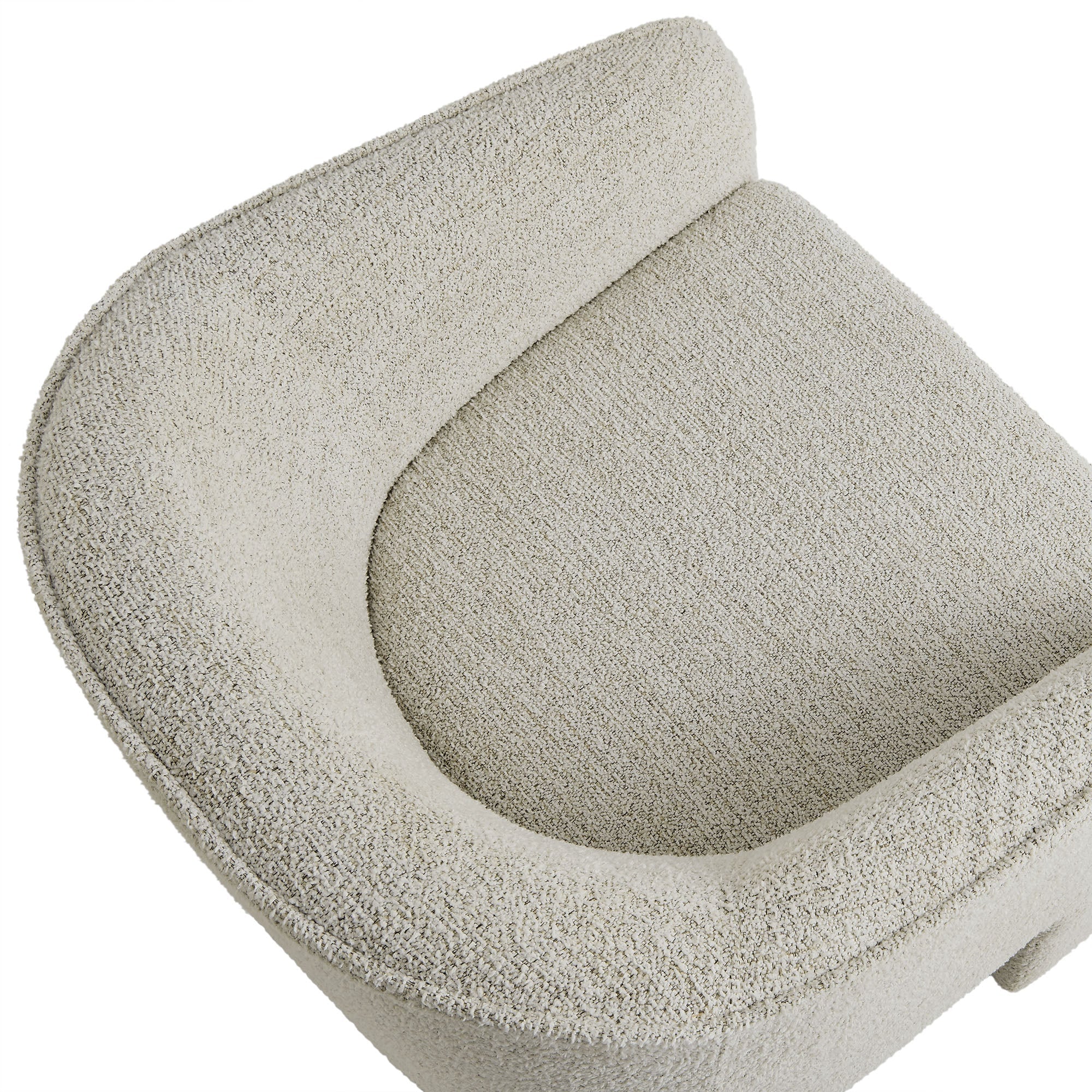 Greer Boucle Fabric Upholstered Accent Armchair