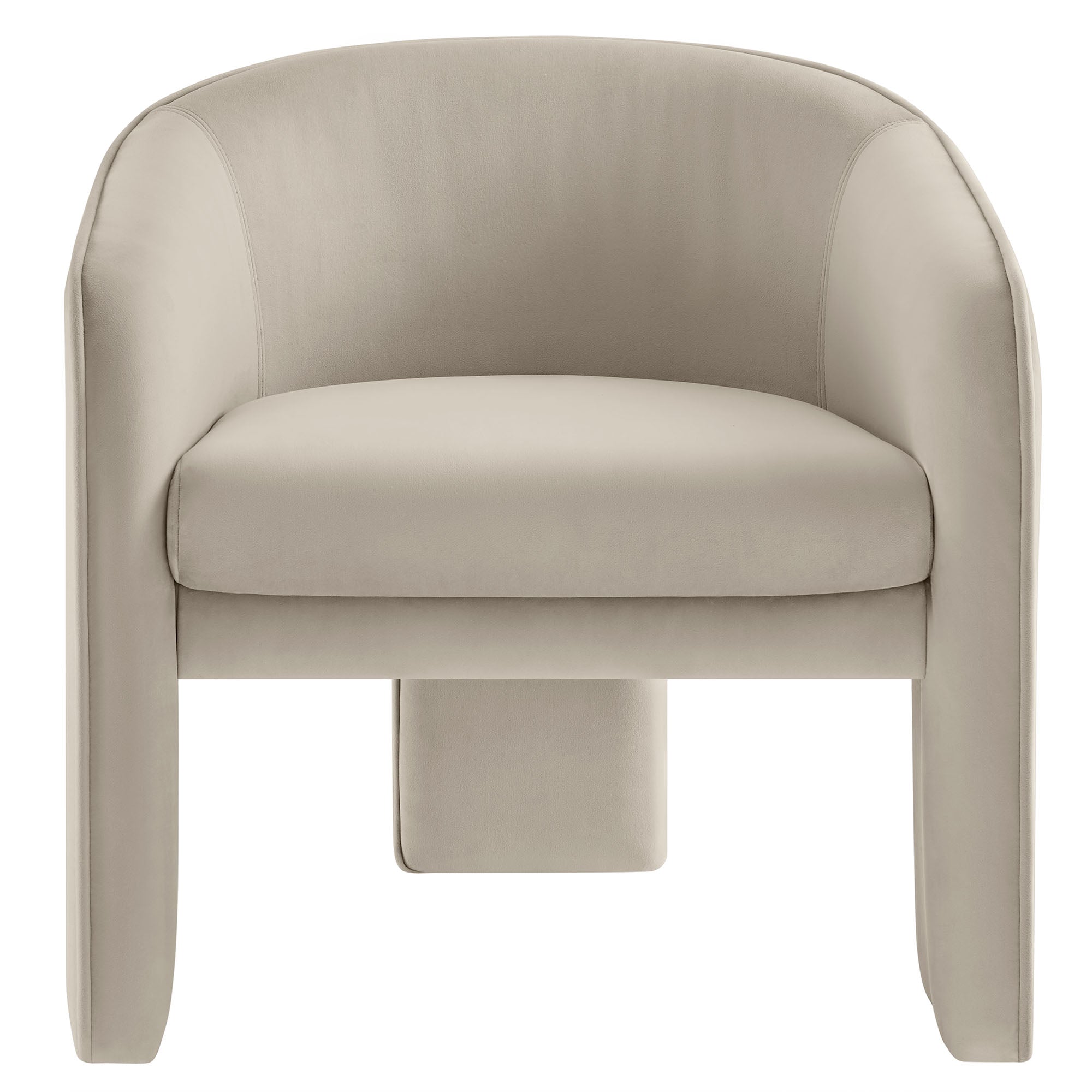 Greer Performance Velvet Upholstered Accent Armchair
