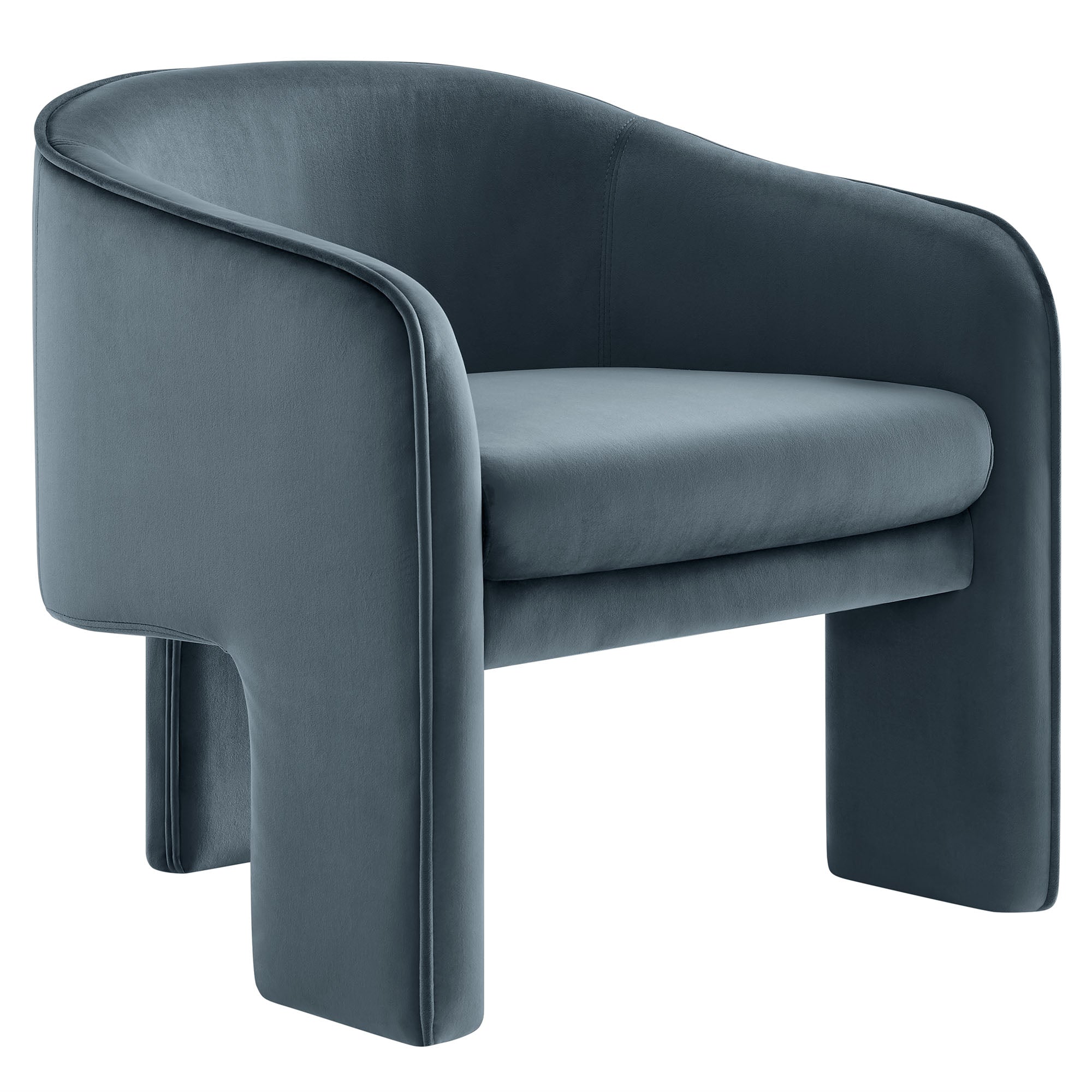 Greer Performance Velvet Upholstered Accent Armchair by Modway