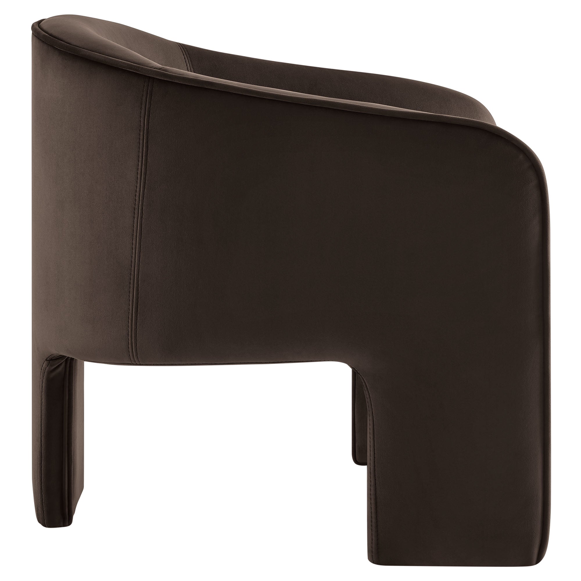 Greer Performance Velvet Upholstered Accent Armchair