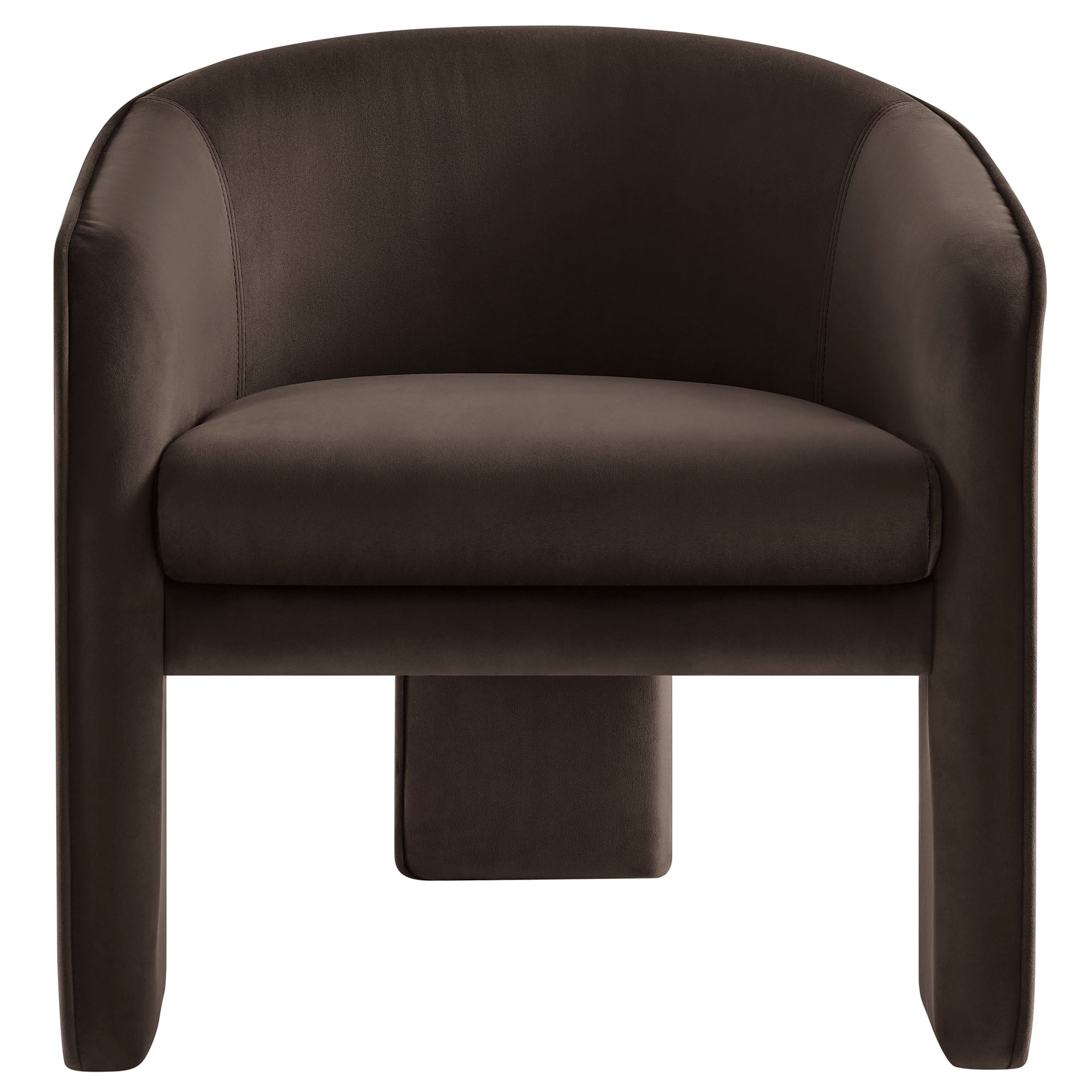 Greer Performance Velvet Upholstered Accent Armchair
