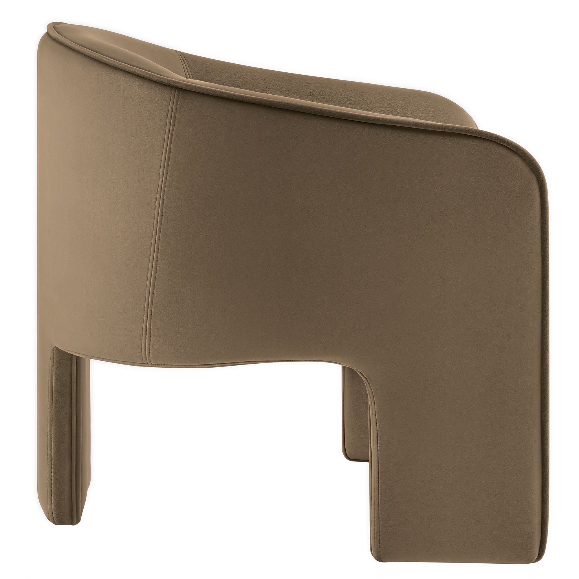 Greer Performance Velvet Upholstered Accent Armchair