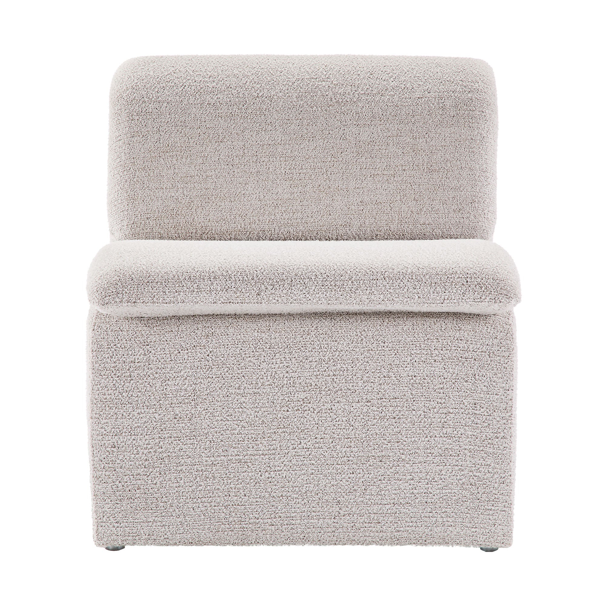 Dune Boucle Upholstered Armless Accent Chair by Modway