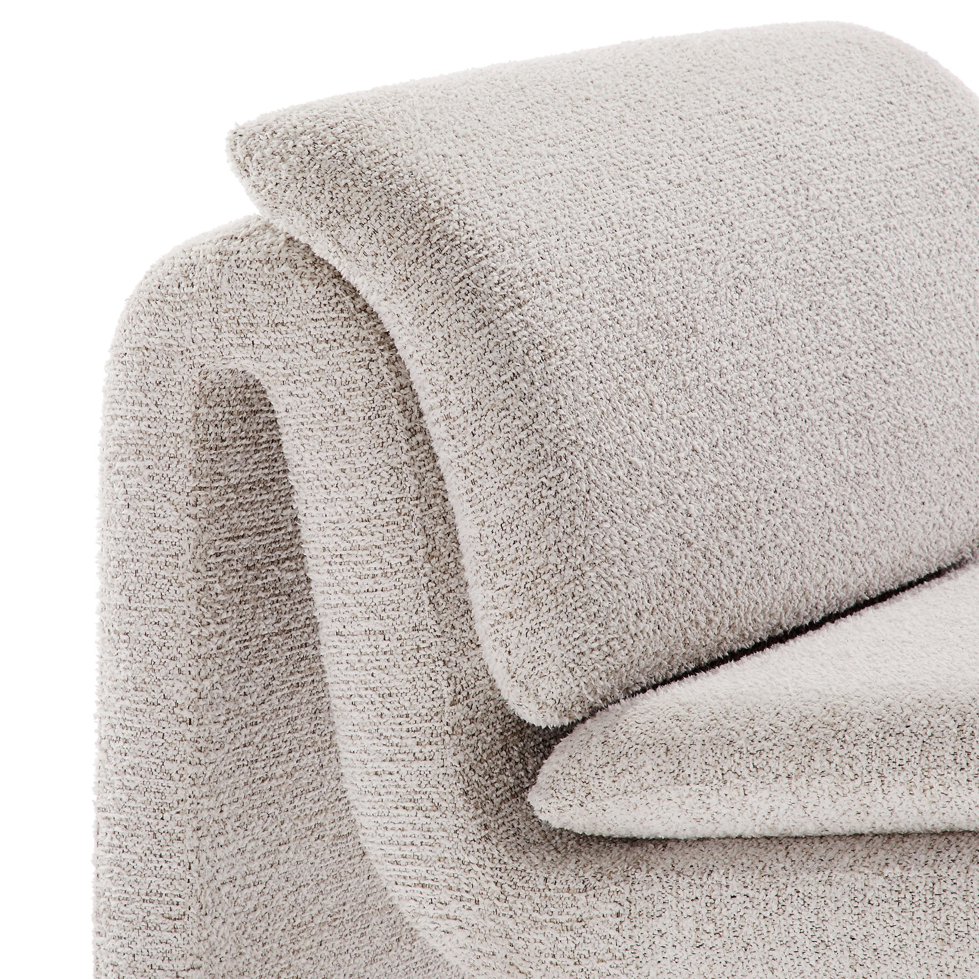 Dune Boucle Upholstered Armless Accent Chair by Modway