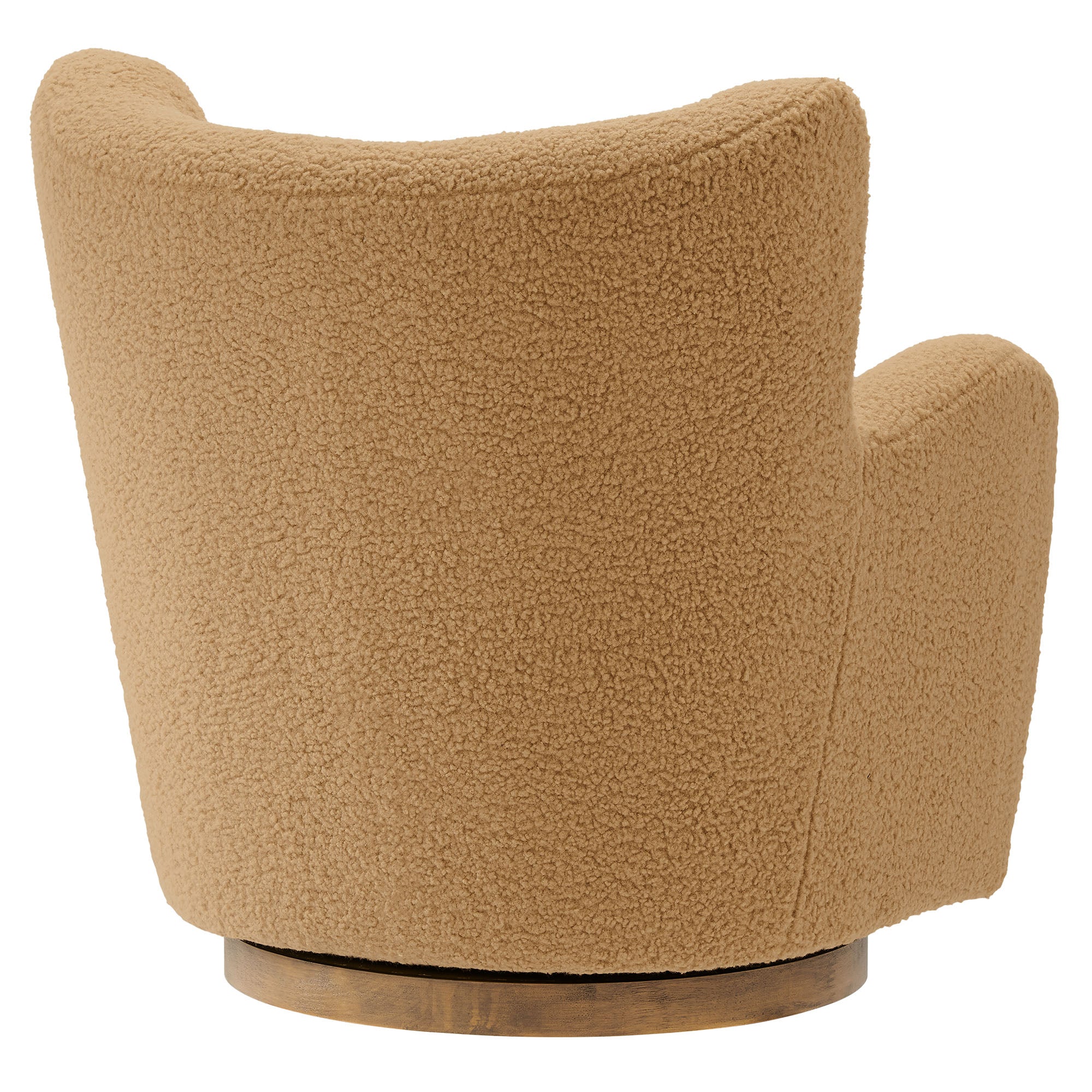 Montrose Wingback Sherpa Swivel Accent Chair by Modway - Best Buy Furniture