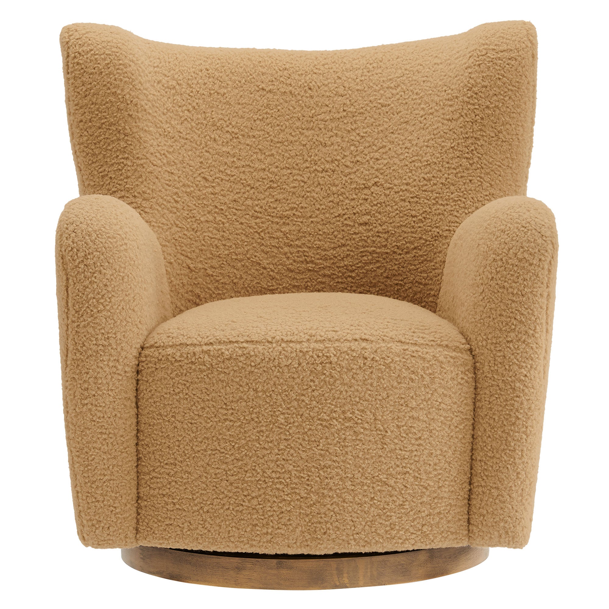 Montrose Wingback Sherpa Swivel Accent Chair by Modway - Best Buy Furniture
