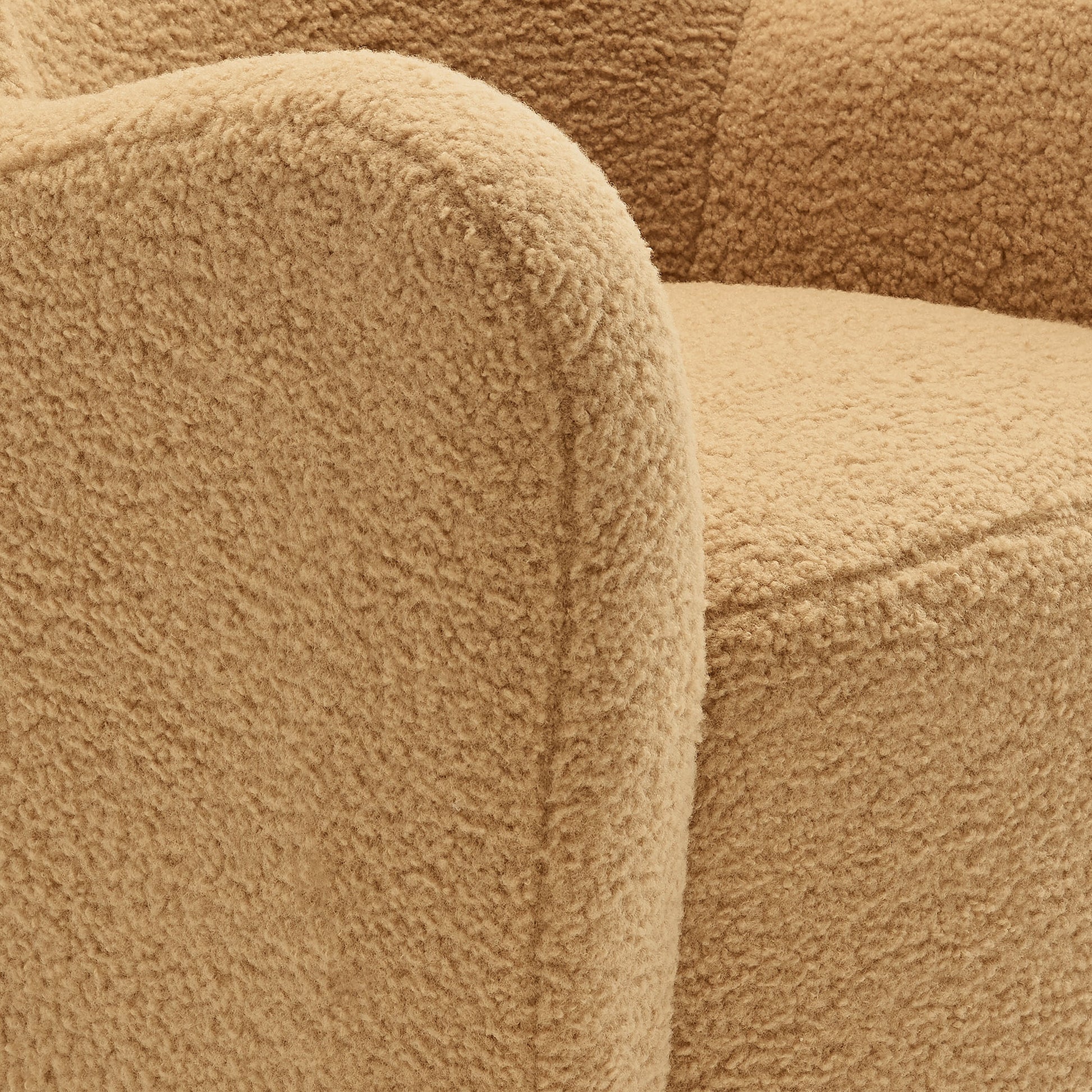 Montrose Wingback Sherpa Swivel Accent Chair by Modway - Best Buy Furniture