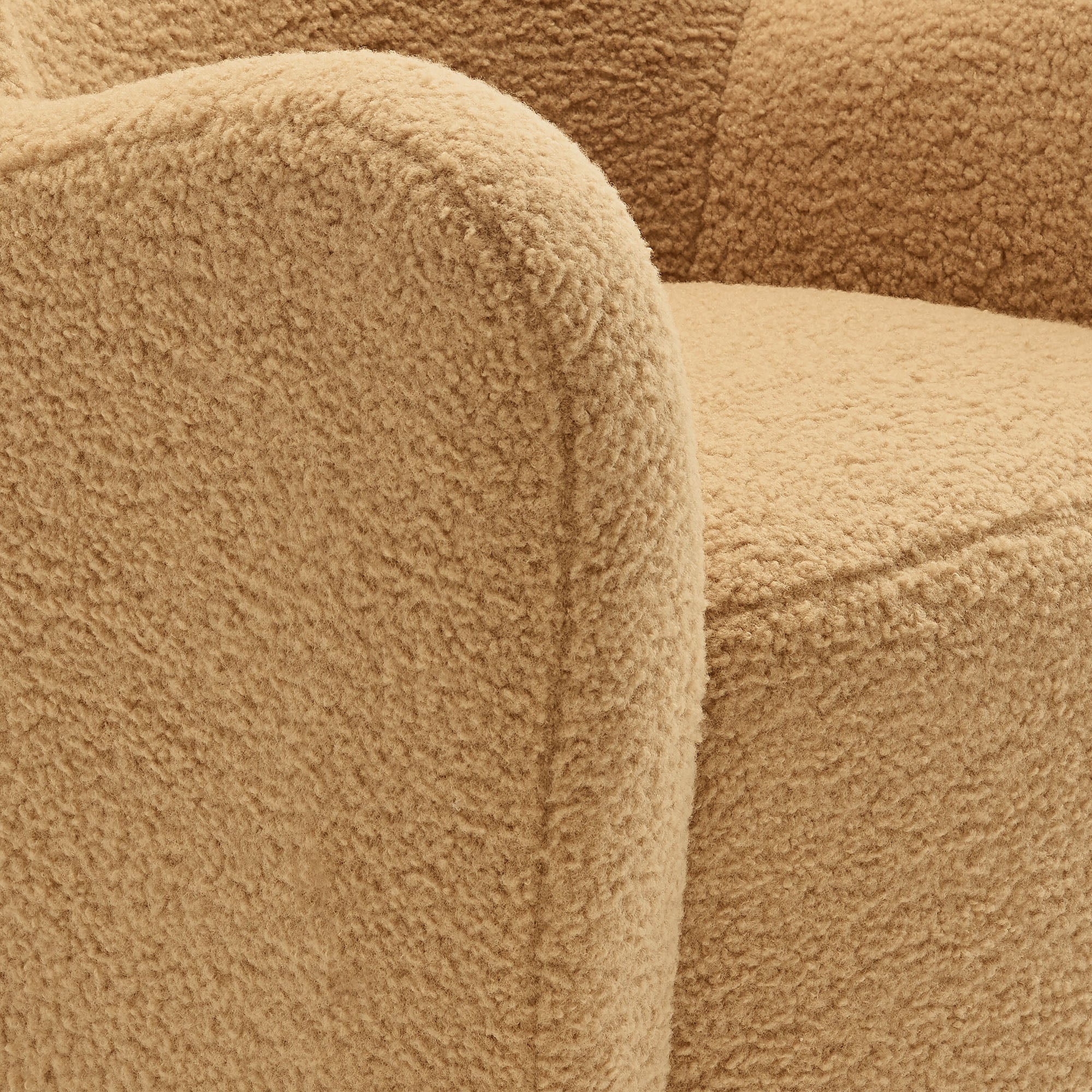 Montrose Wingback Sherpa Swivel Accent Chair by Modway - Best Buy Furniture