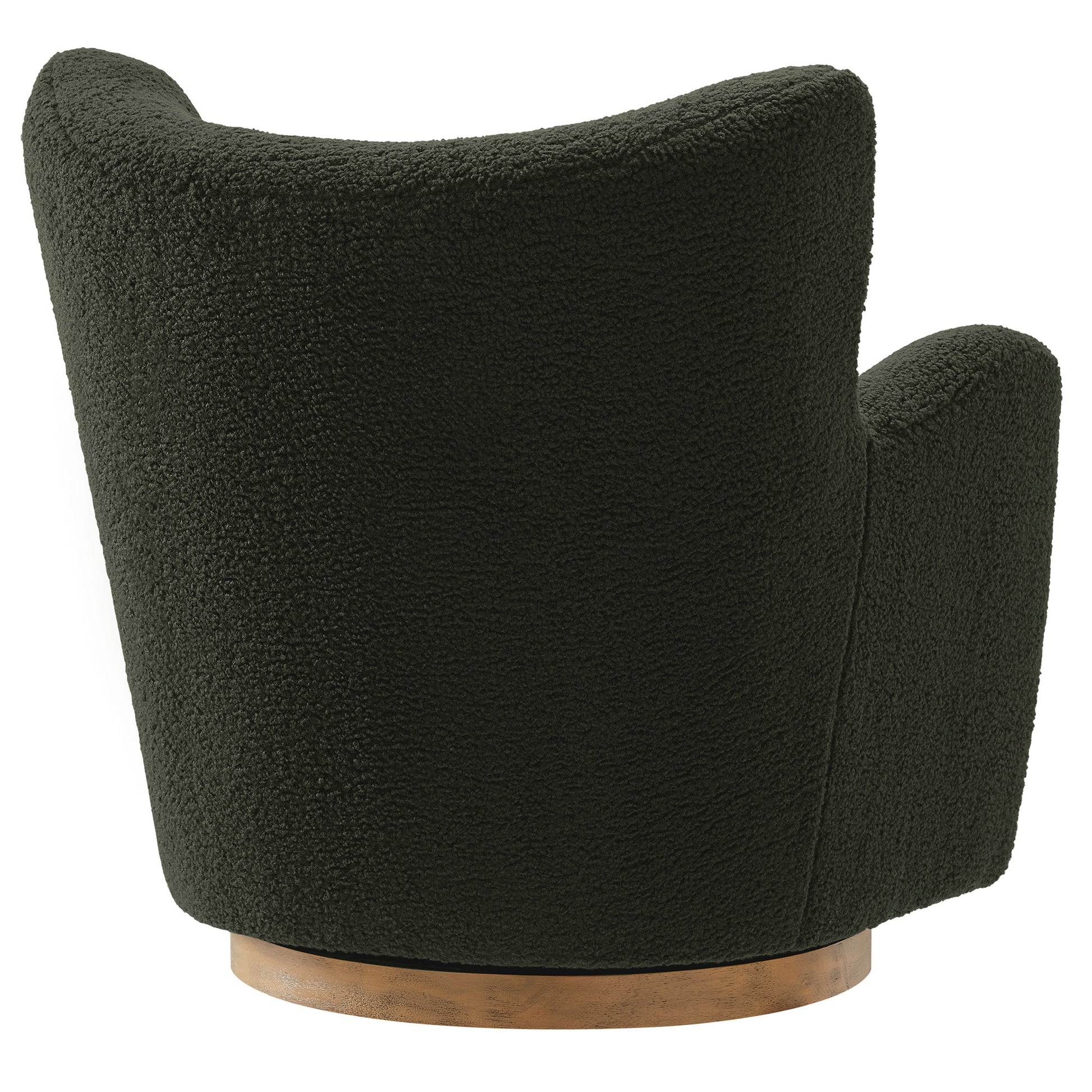 Montrose Wingback Sherpa Swivel Accent Chair by Modway - Best Buy Furniture