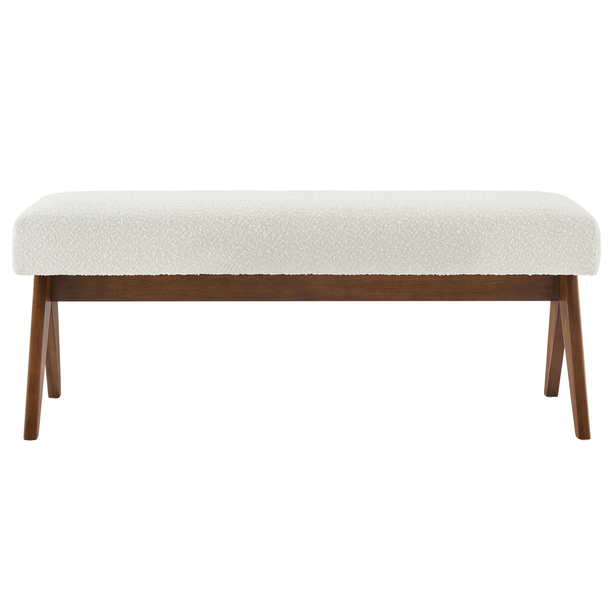 Lyra 47" Boucle Upholstered Bench by Modway
