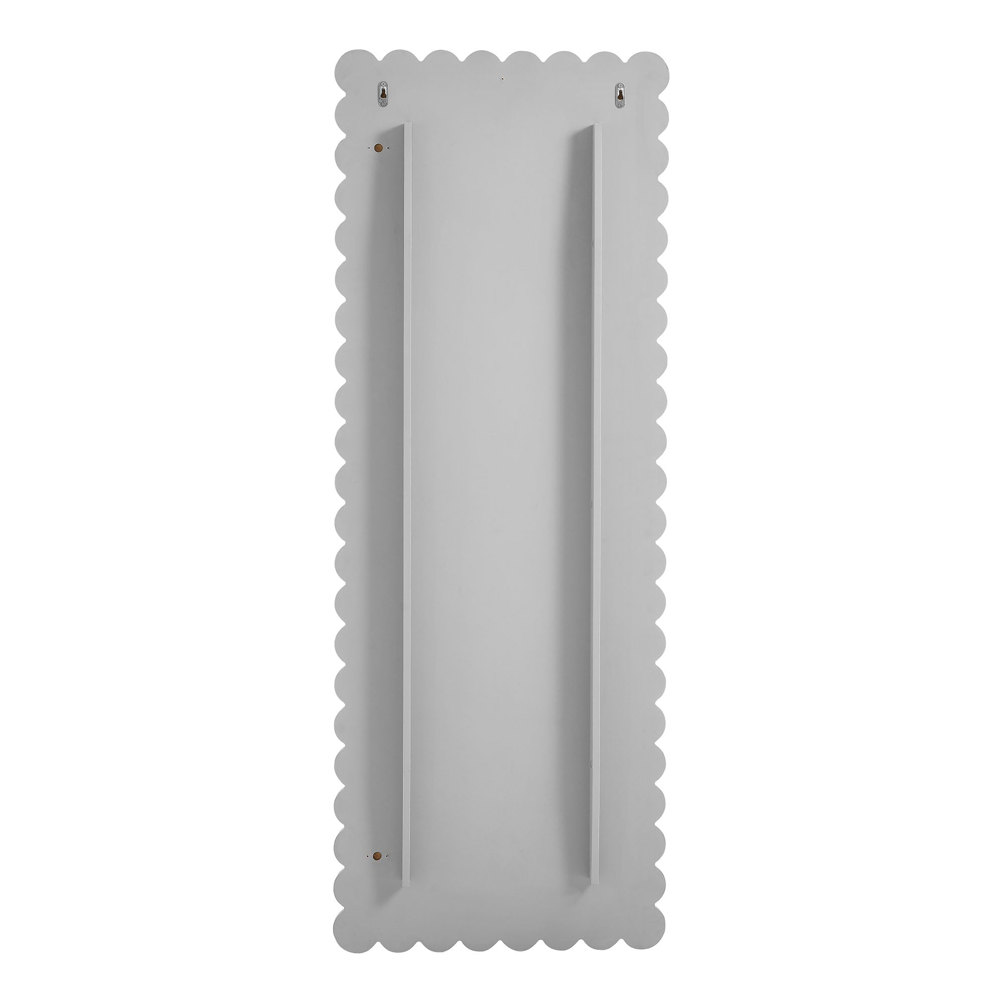 Emmeline Scalloped Rectangle Floor Mirror by Modway