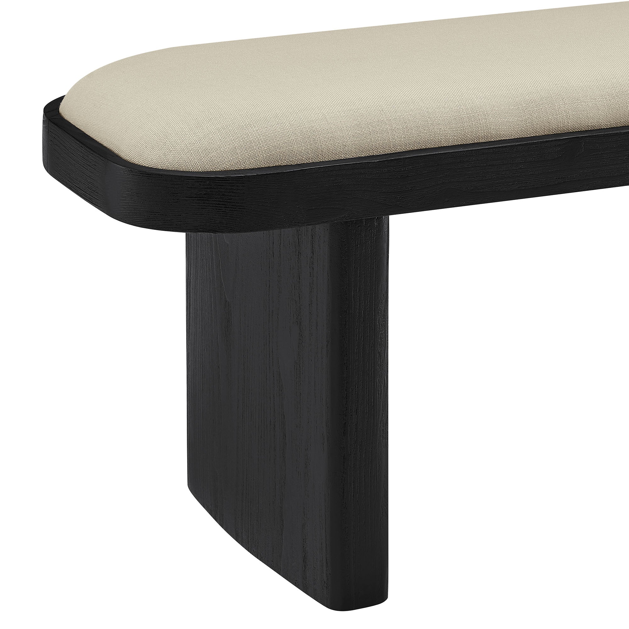 Iver 43" Upholstered Wood Accent Bench by Modway