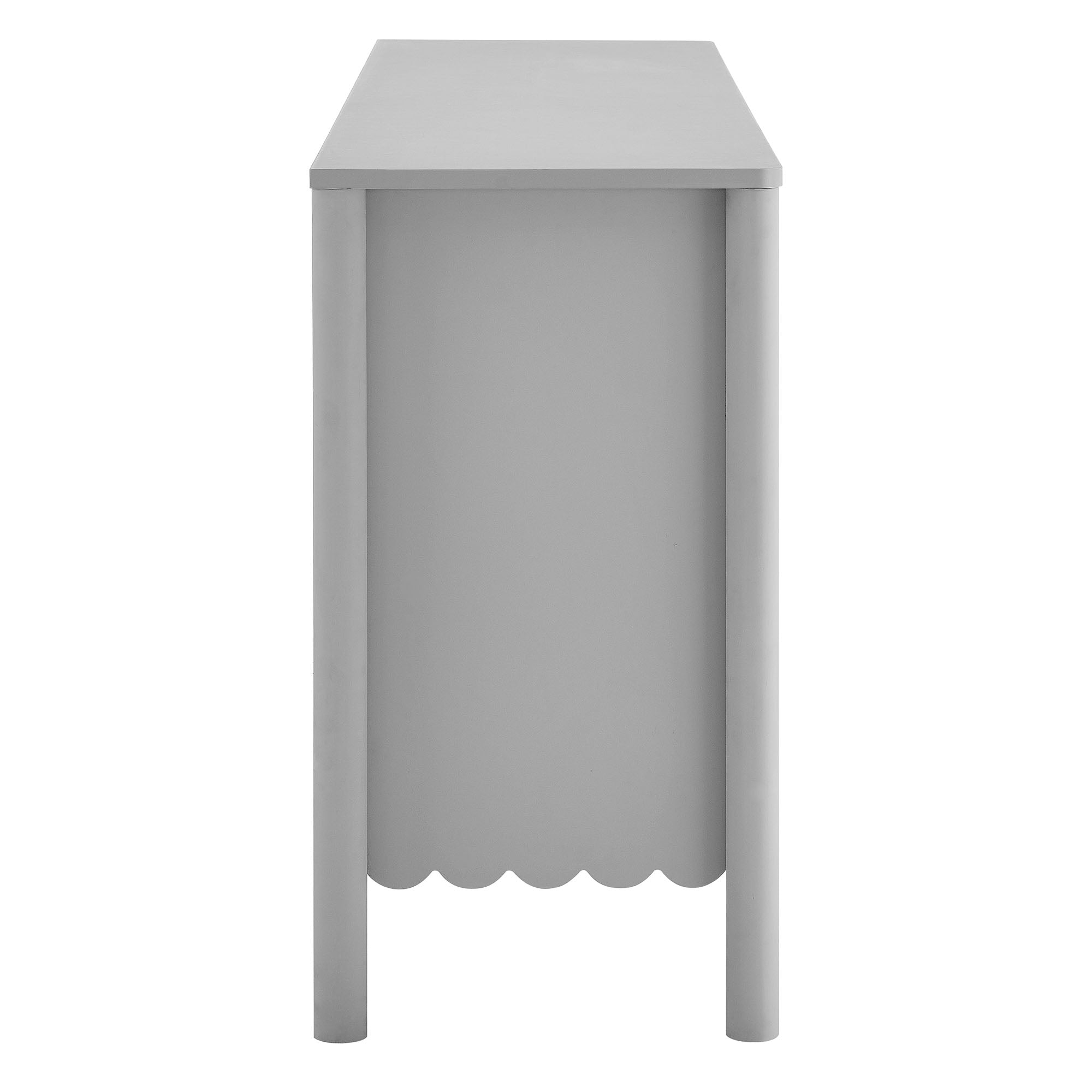 Emmeline 66" 4-Door Scalloped Sideboard Cabinet by Modway