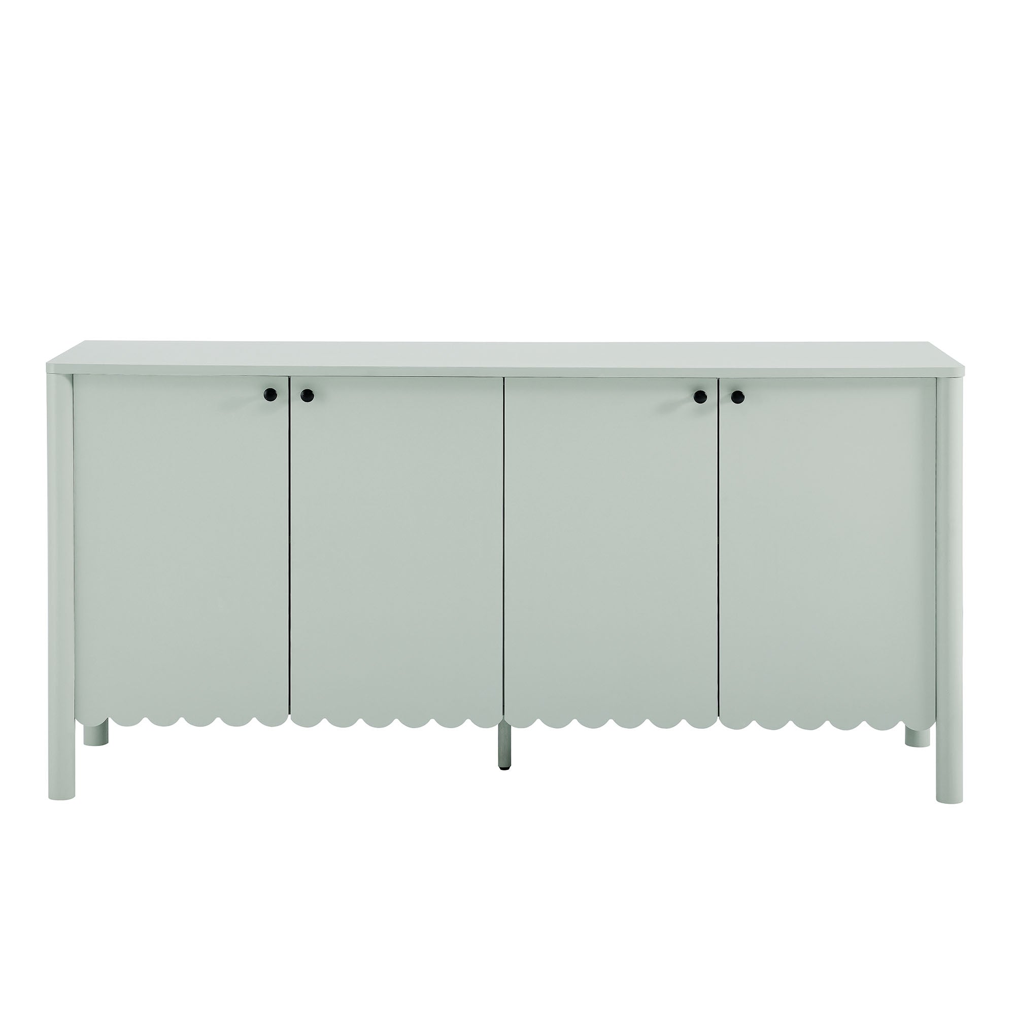 Emmeline 66" 4-Door Scalloped Sideboard Cabinet by Modway